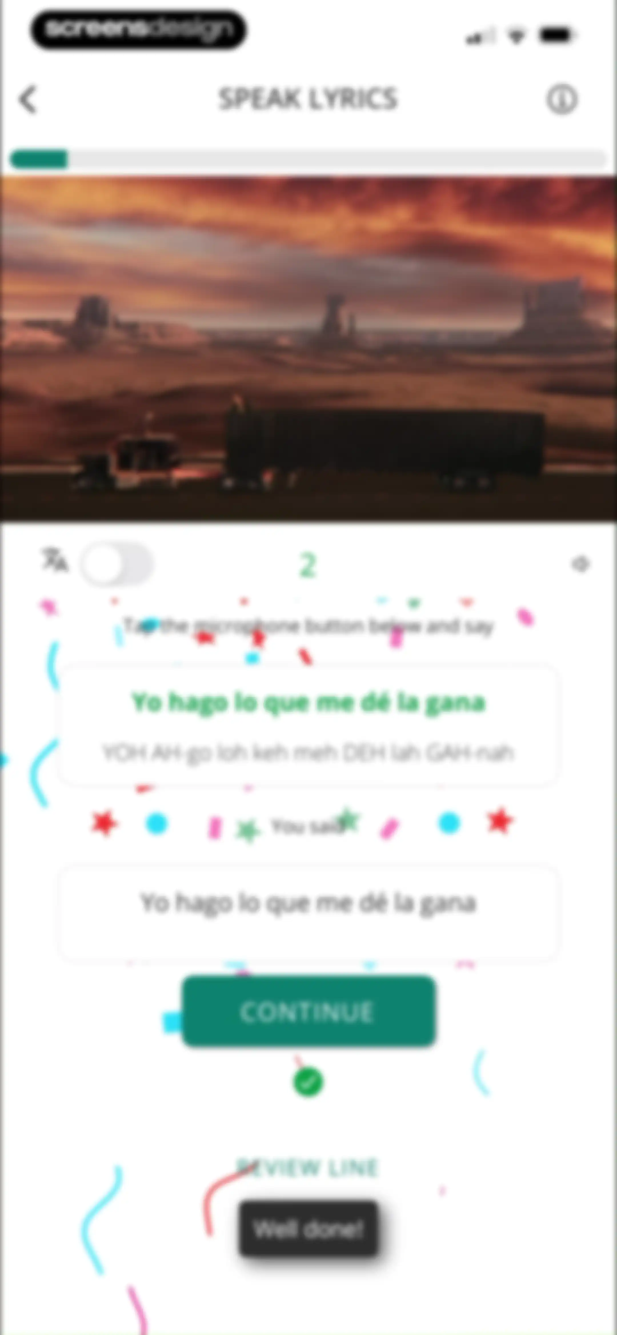LyricFluent: Learn Languages screen 81