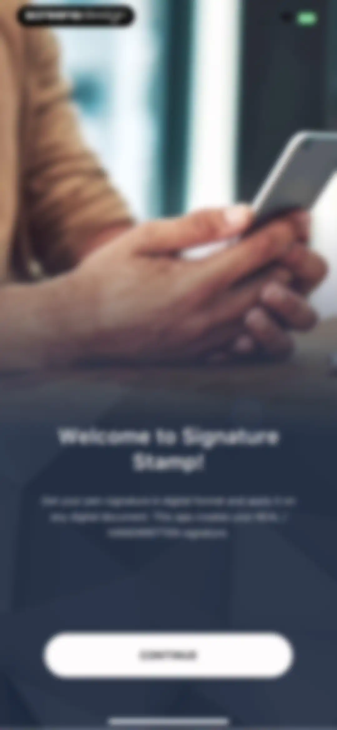 e Signature Scanner, Sign PDF screen 2