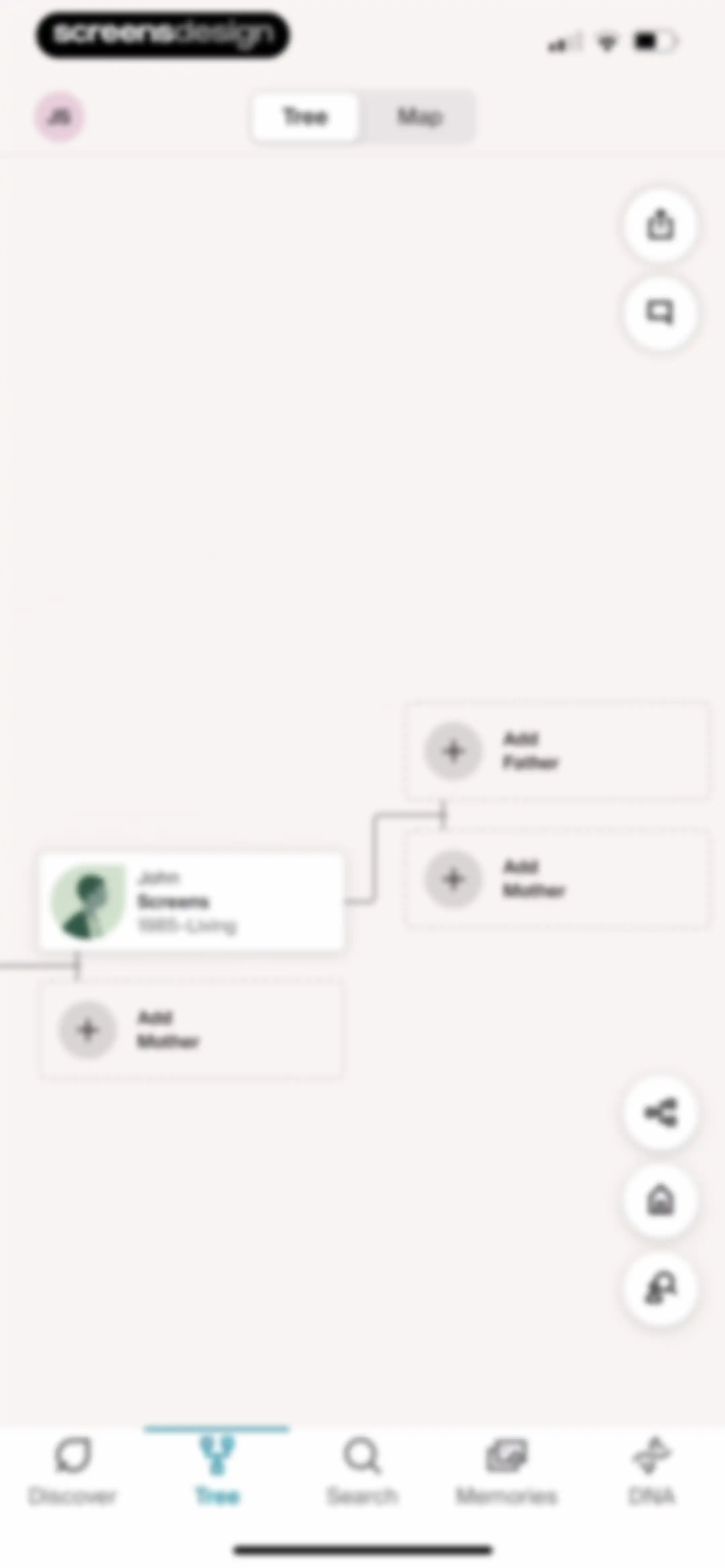 Ancestry: Family History & DNA screen 131