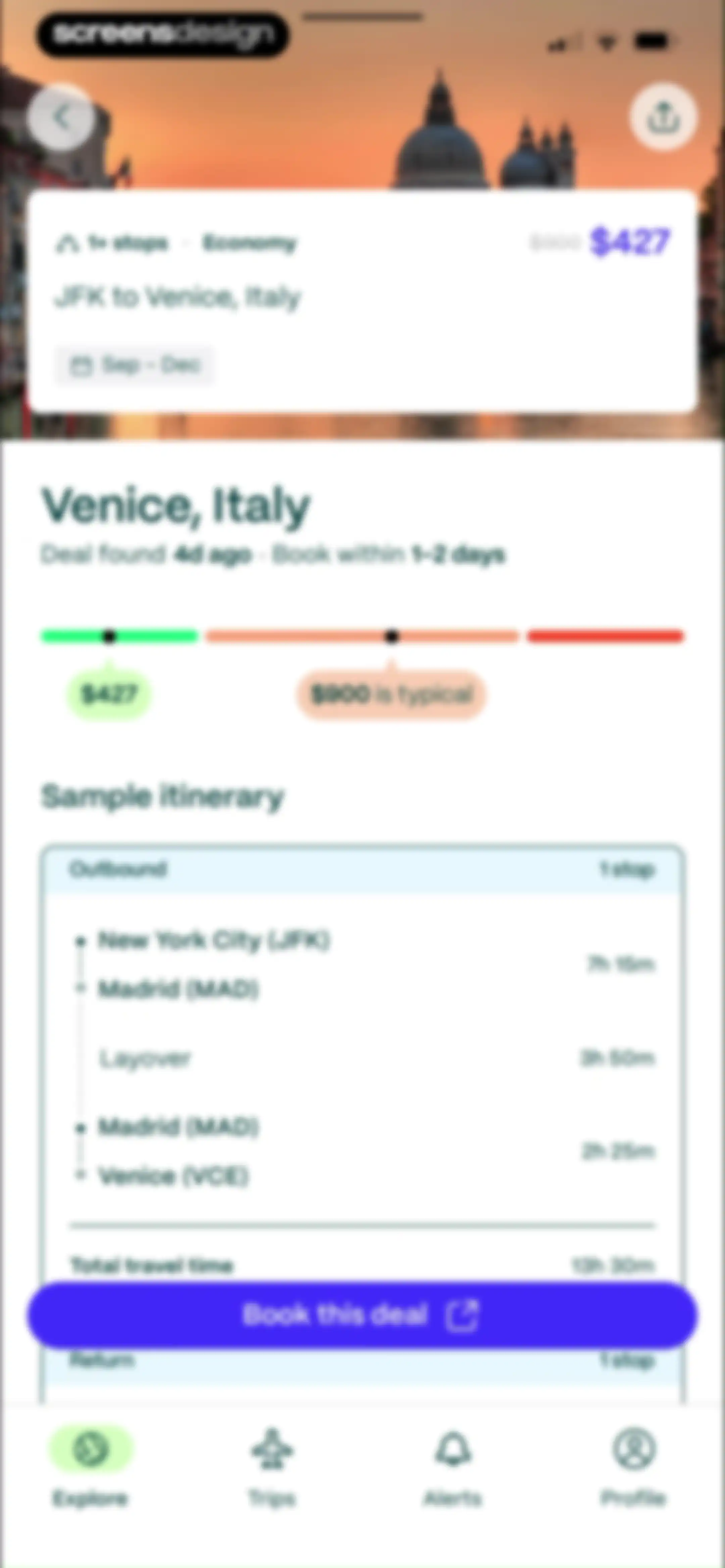 Going: Find Flight Deals screen 39
