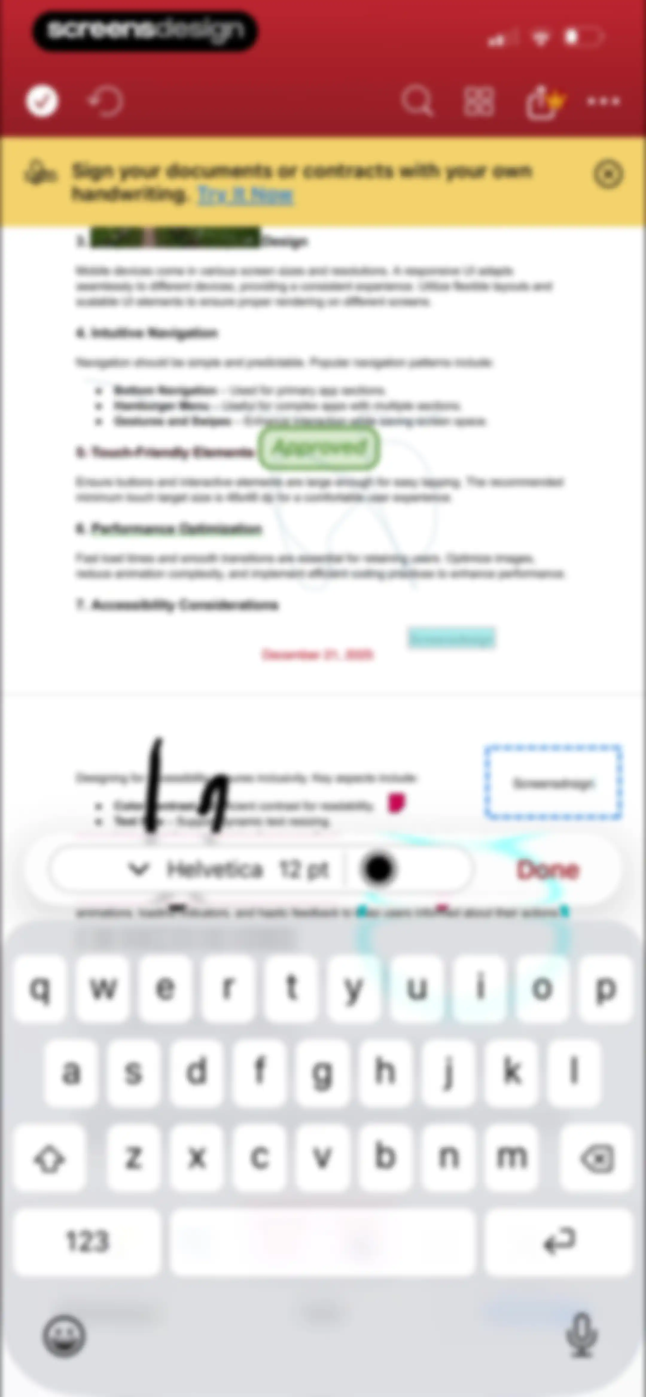 MobiPDF・PDF Text Editor・Reader screen 65