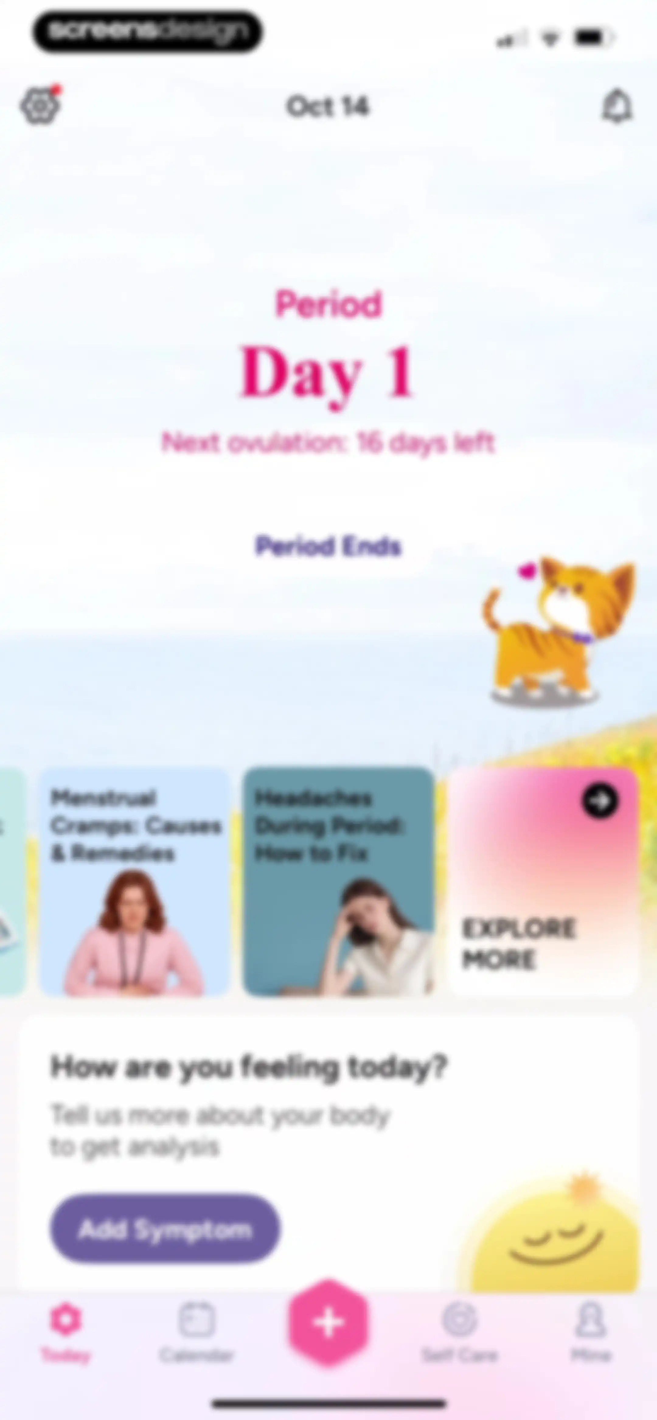 Period Tracker Period Calendar screen 79