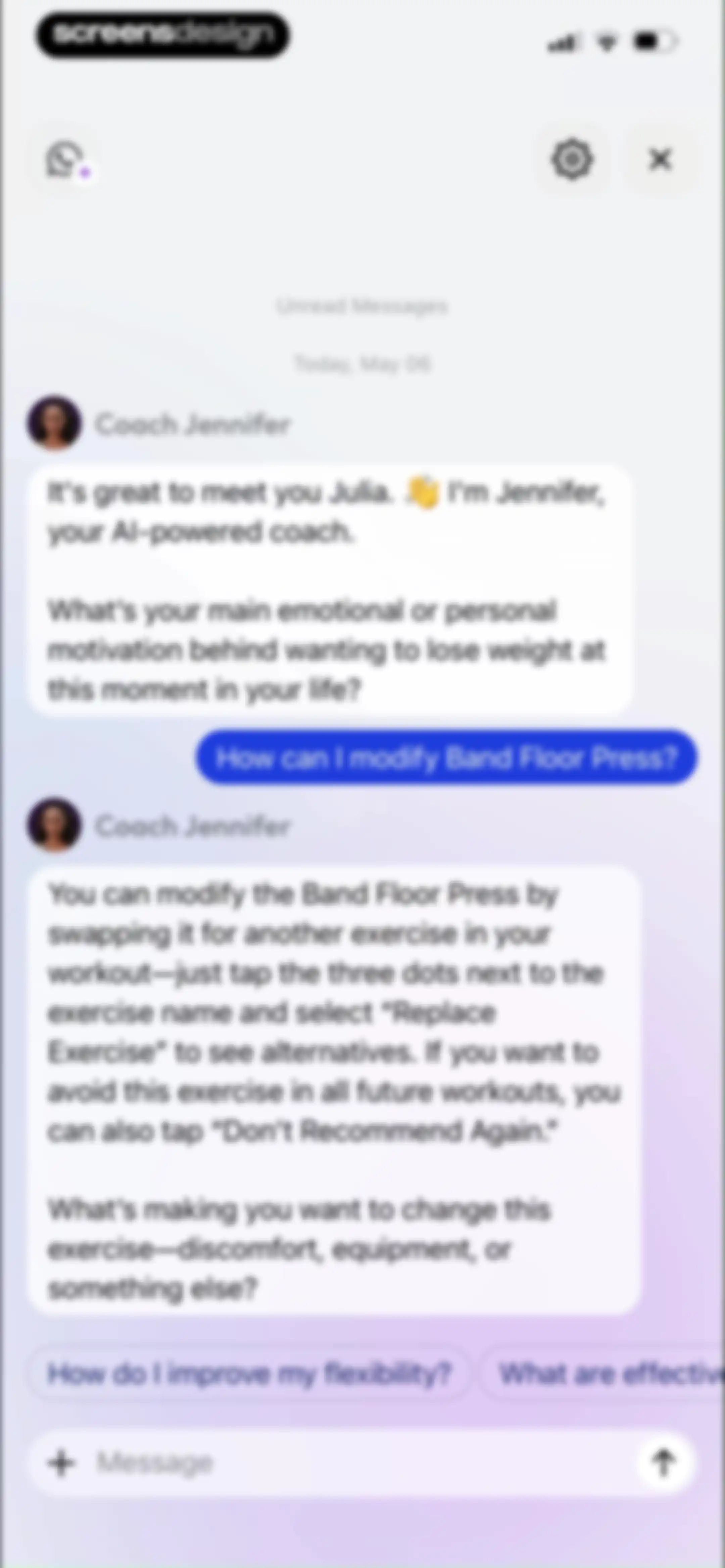 Zing AI: Home & Gym Workouts screen 86