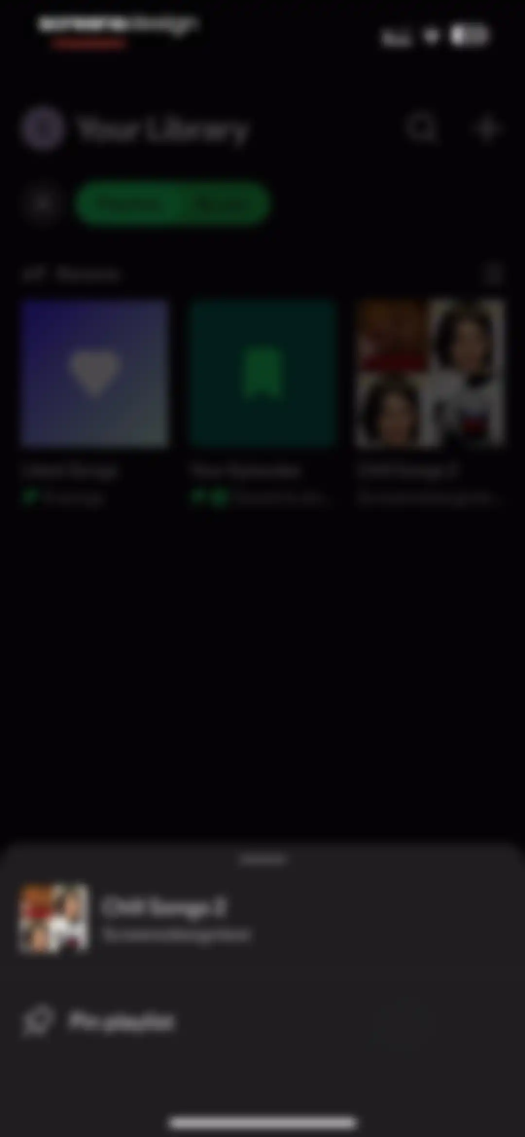 Spotify: Music and Podcasts screen 126