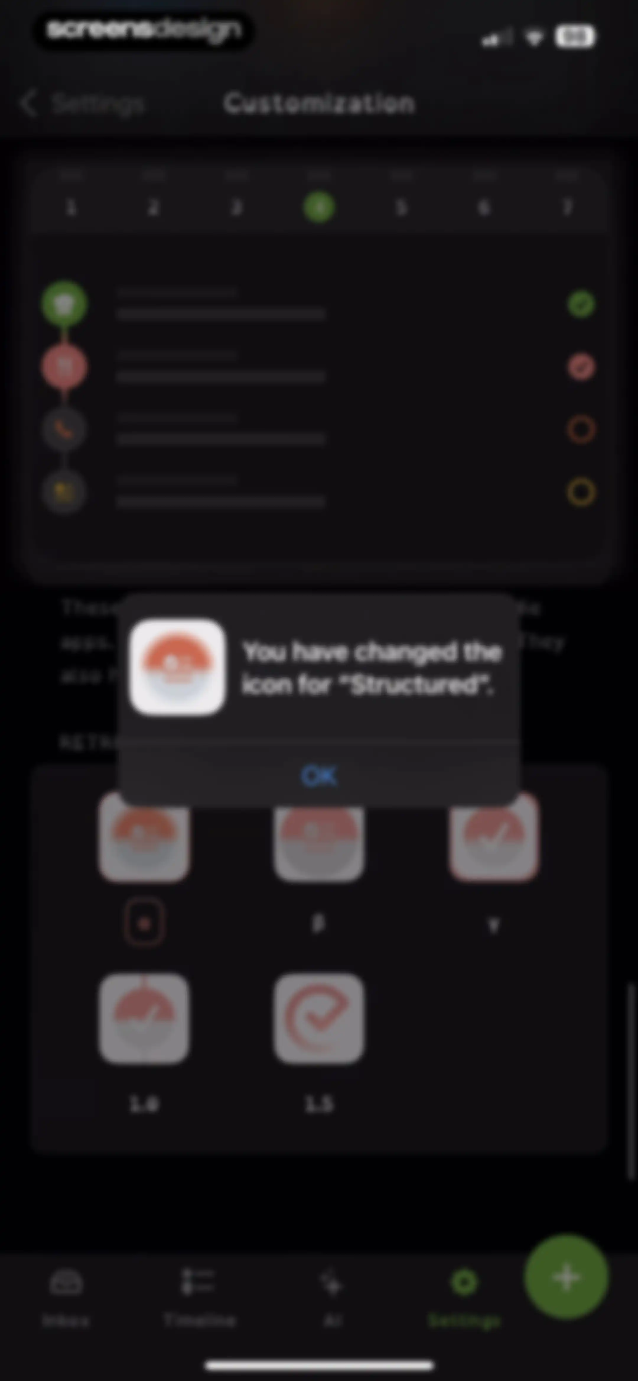 Structured: Daily Planner Todo screen 85