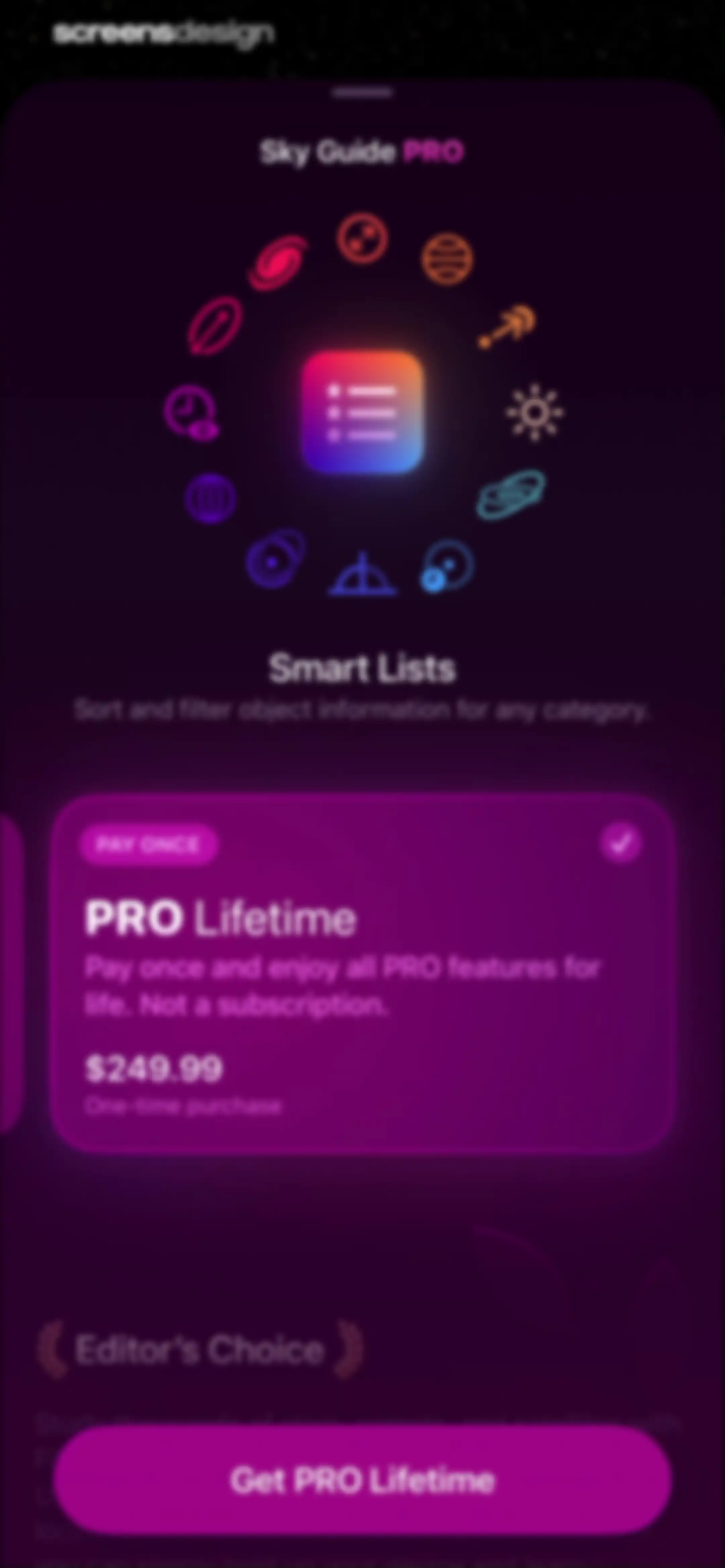 Sky Guide screen 13