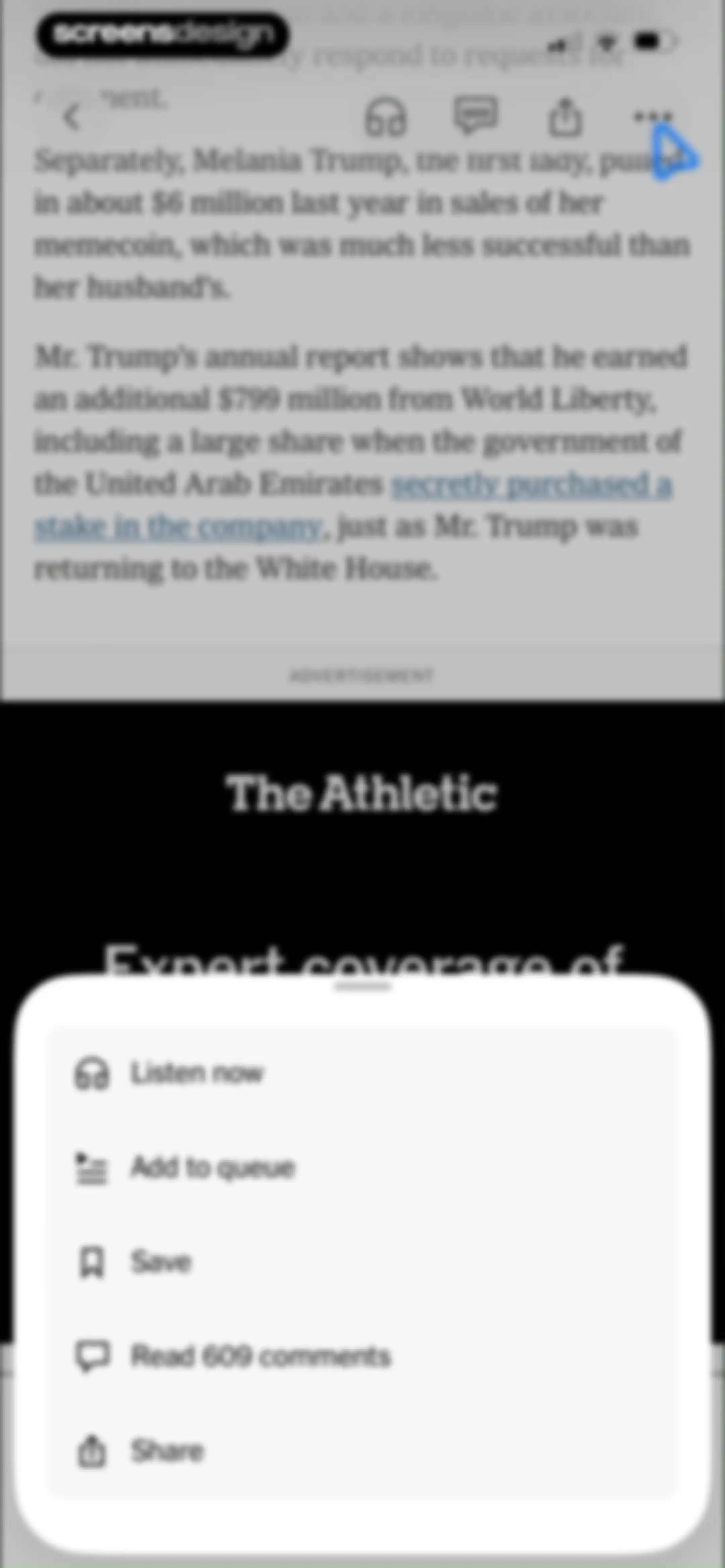 NYTimes: US and Global News screen 35