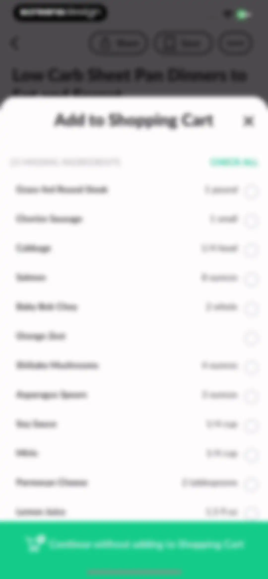 Cooklist: Pantry Meals Recipes screen 45