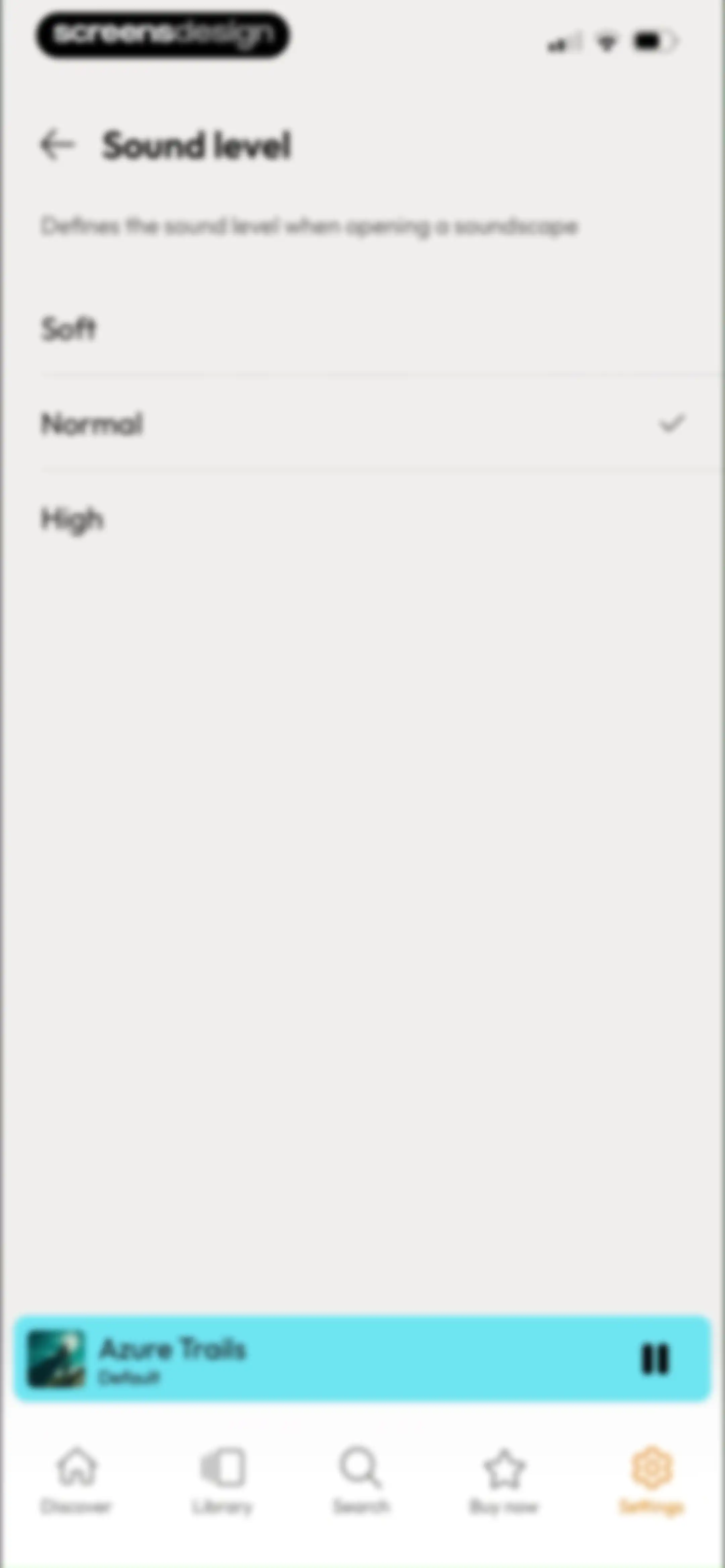 myNoise: Focus · Relax · Sleep screen 36