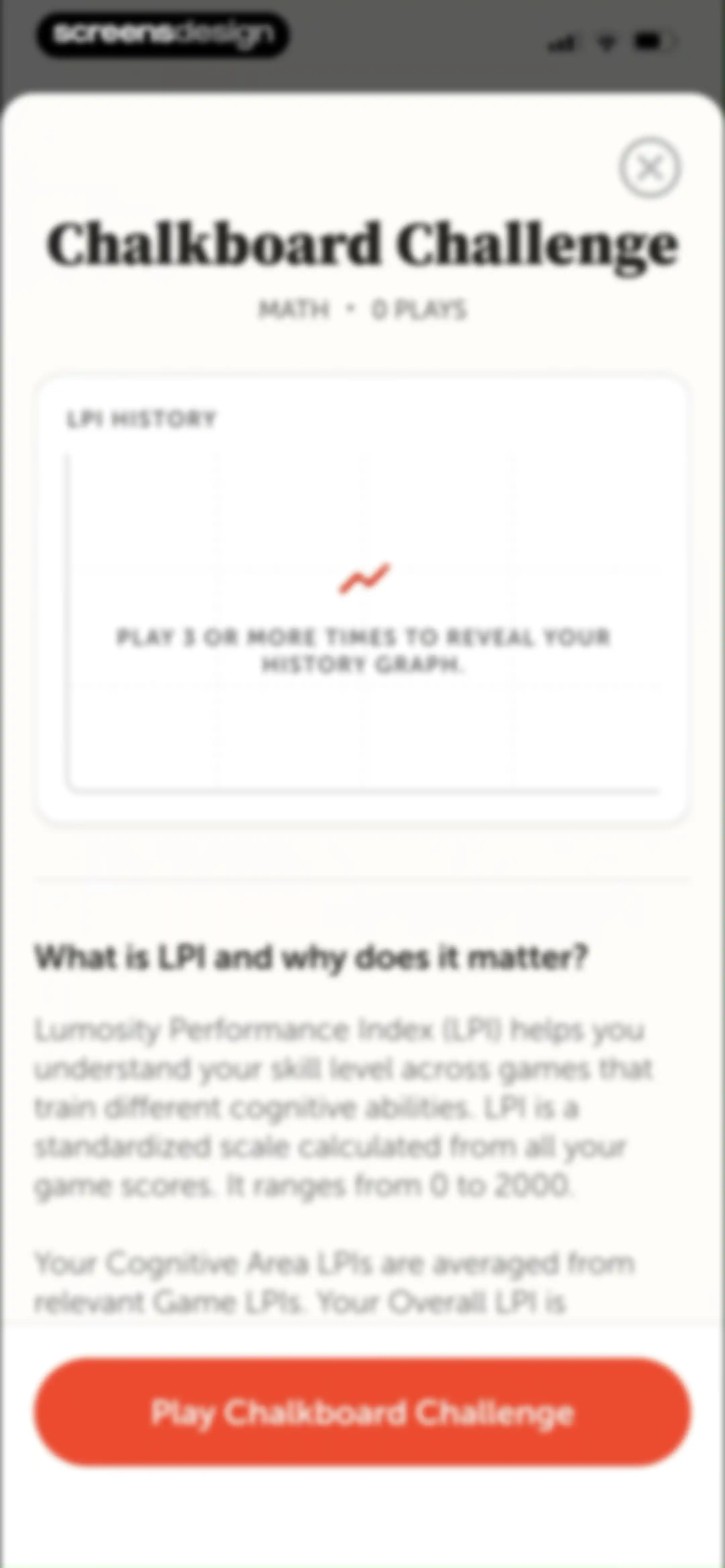 Lumosity: Brain Training Games screen 96