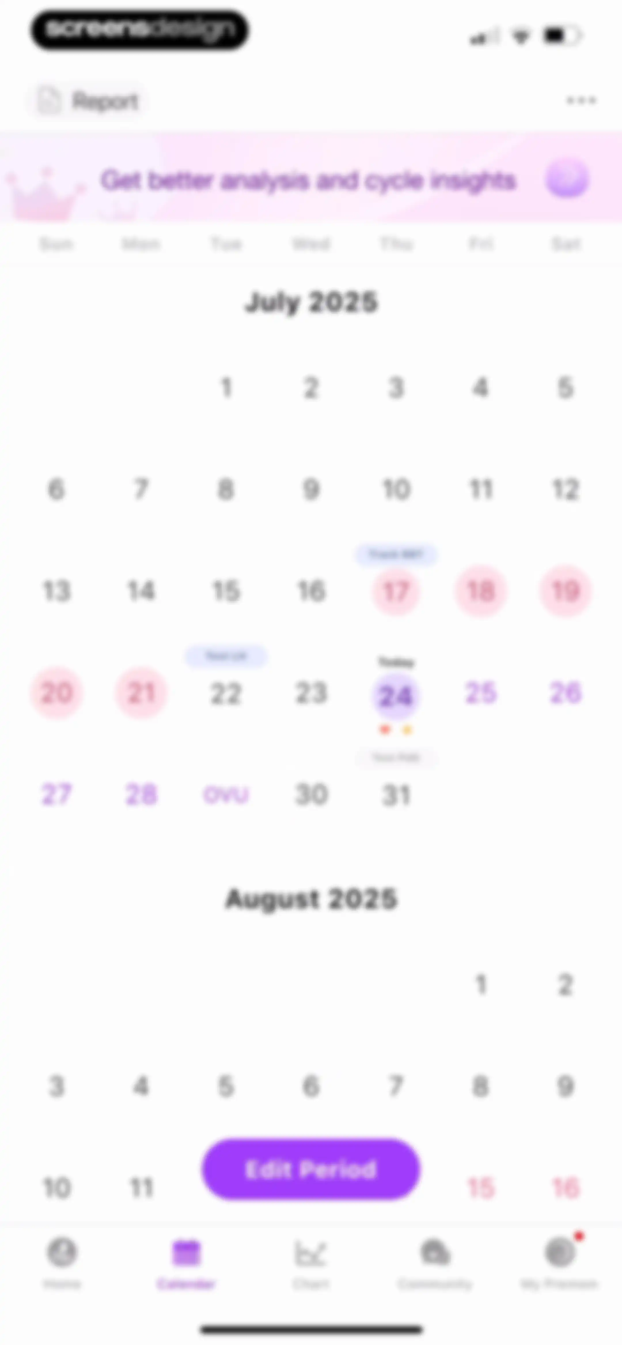 Premom-Ovulation Tracker, PCOS screen 156