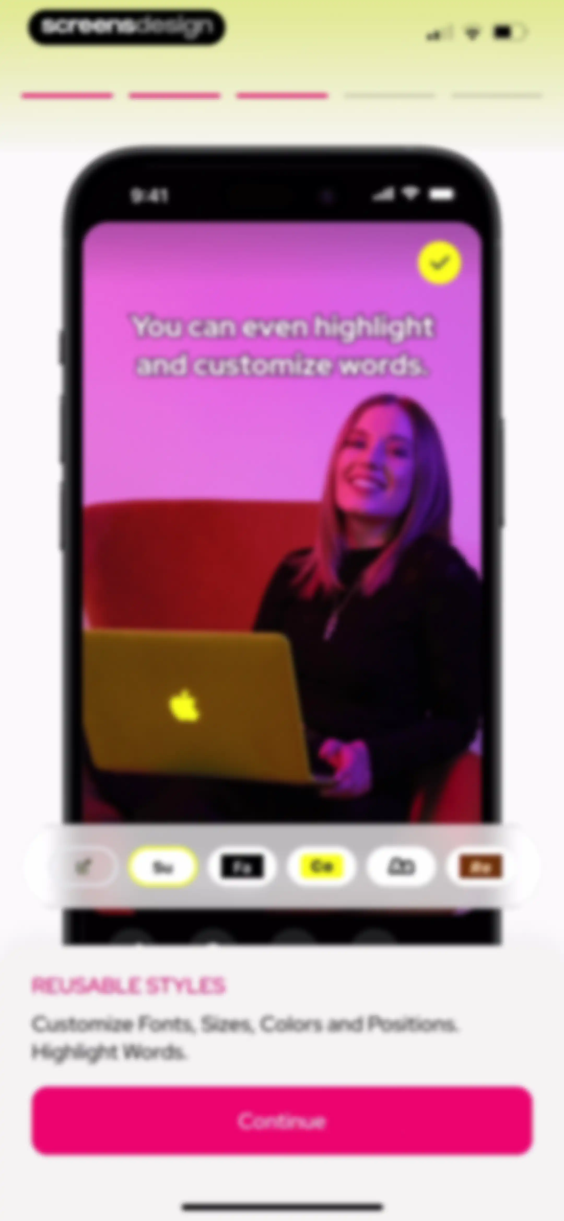 Subcap: Captions AI, Subtitles screen 5