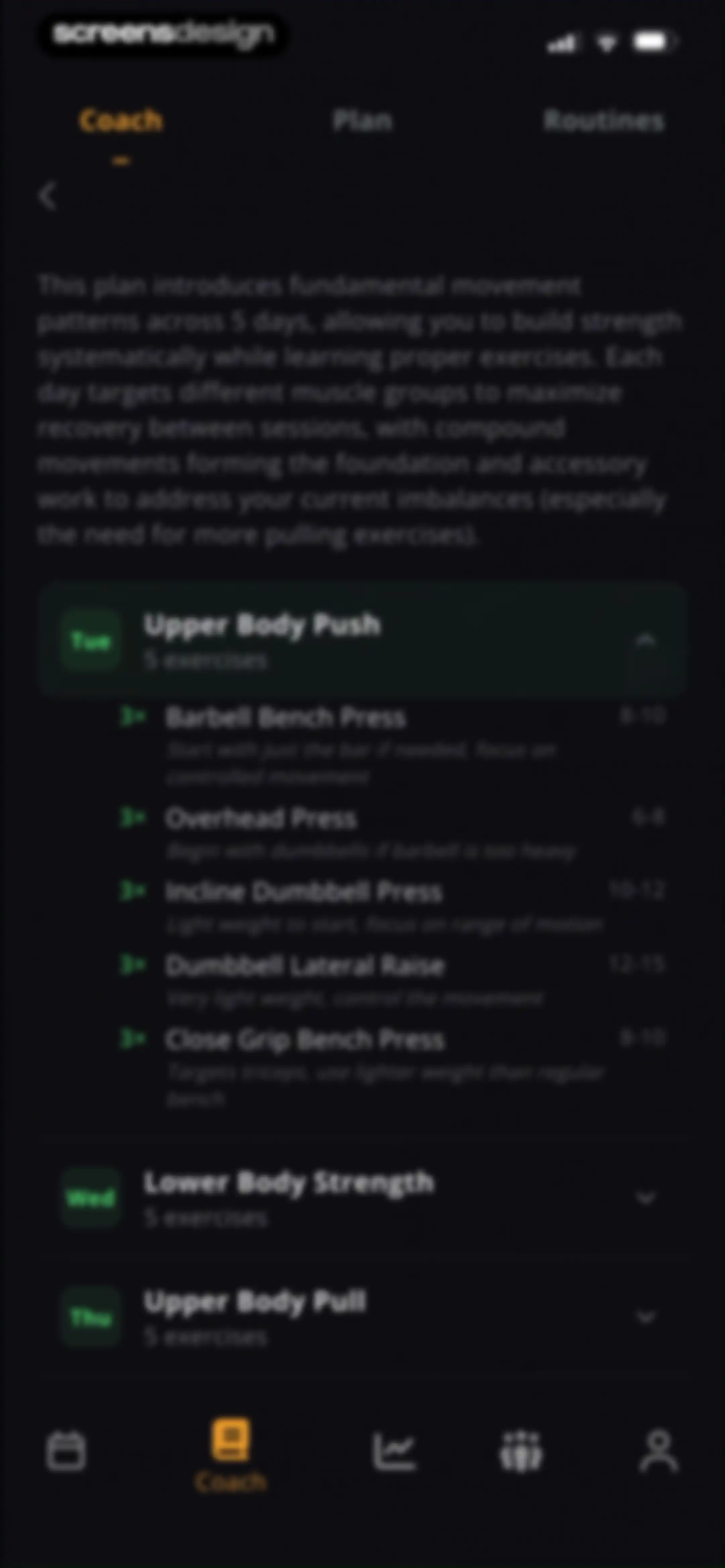 Stronger - Gym Workout Planner screen 105