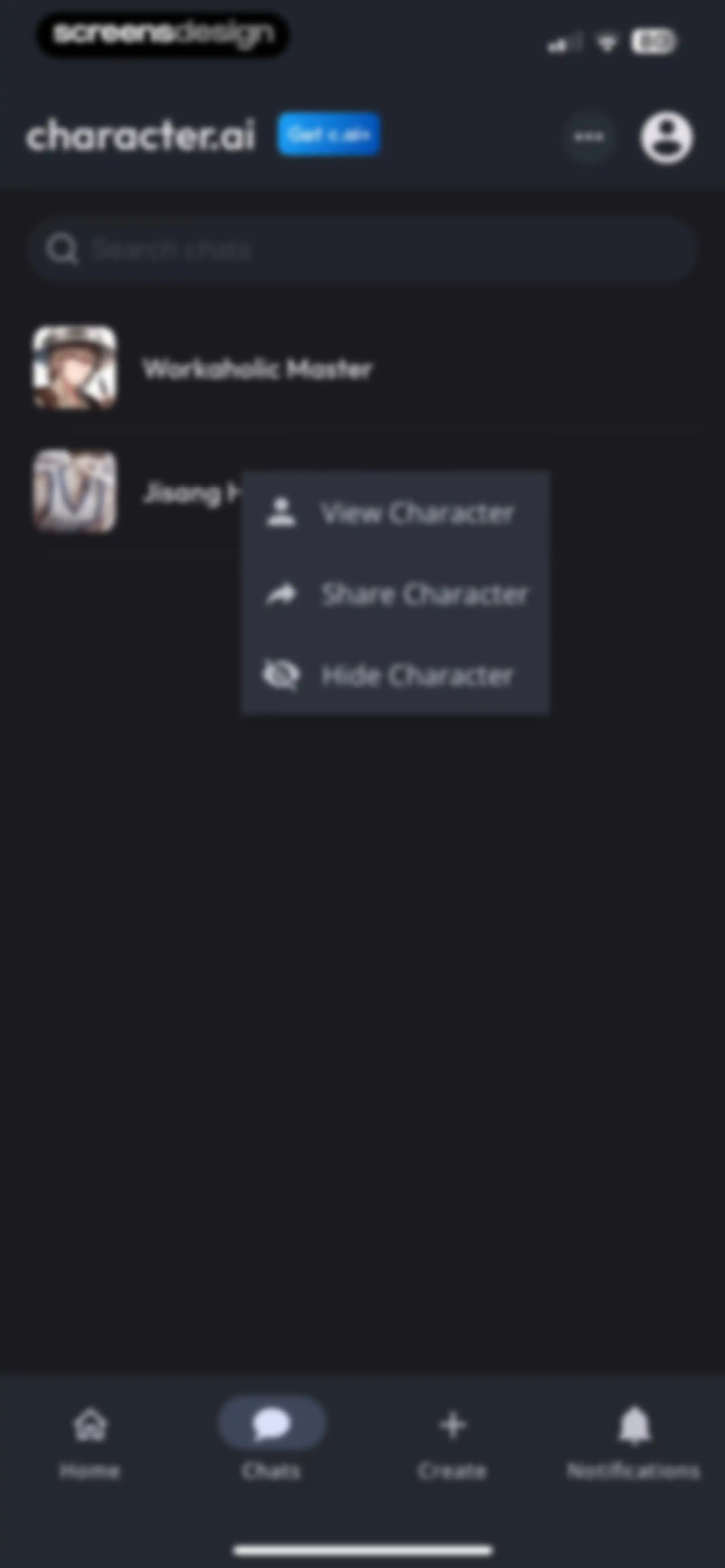 Character AI: Chat, Talk, Text screen 46