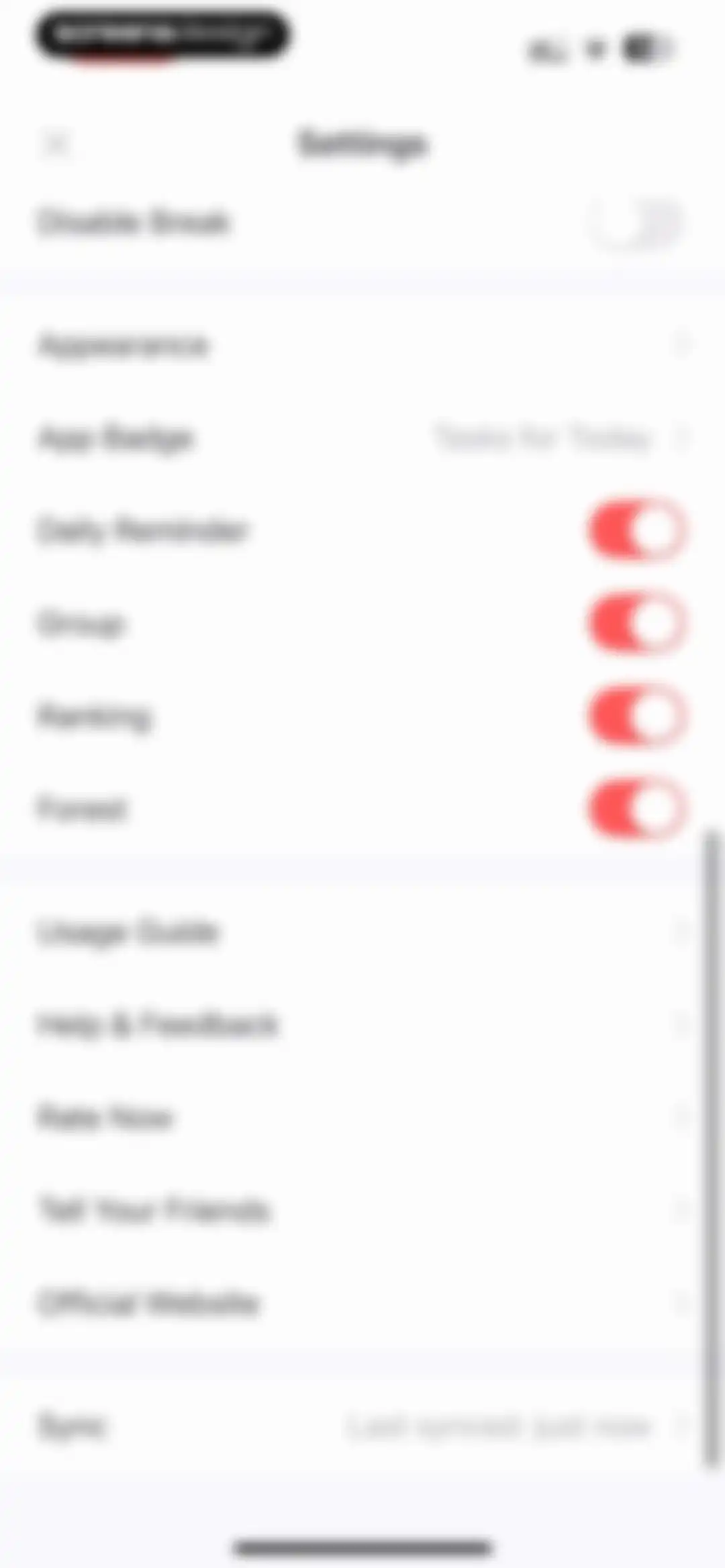 Focus To-Do: Focus Timer&Tasks screen 108