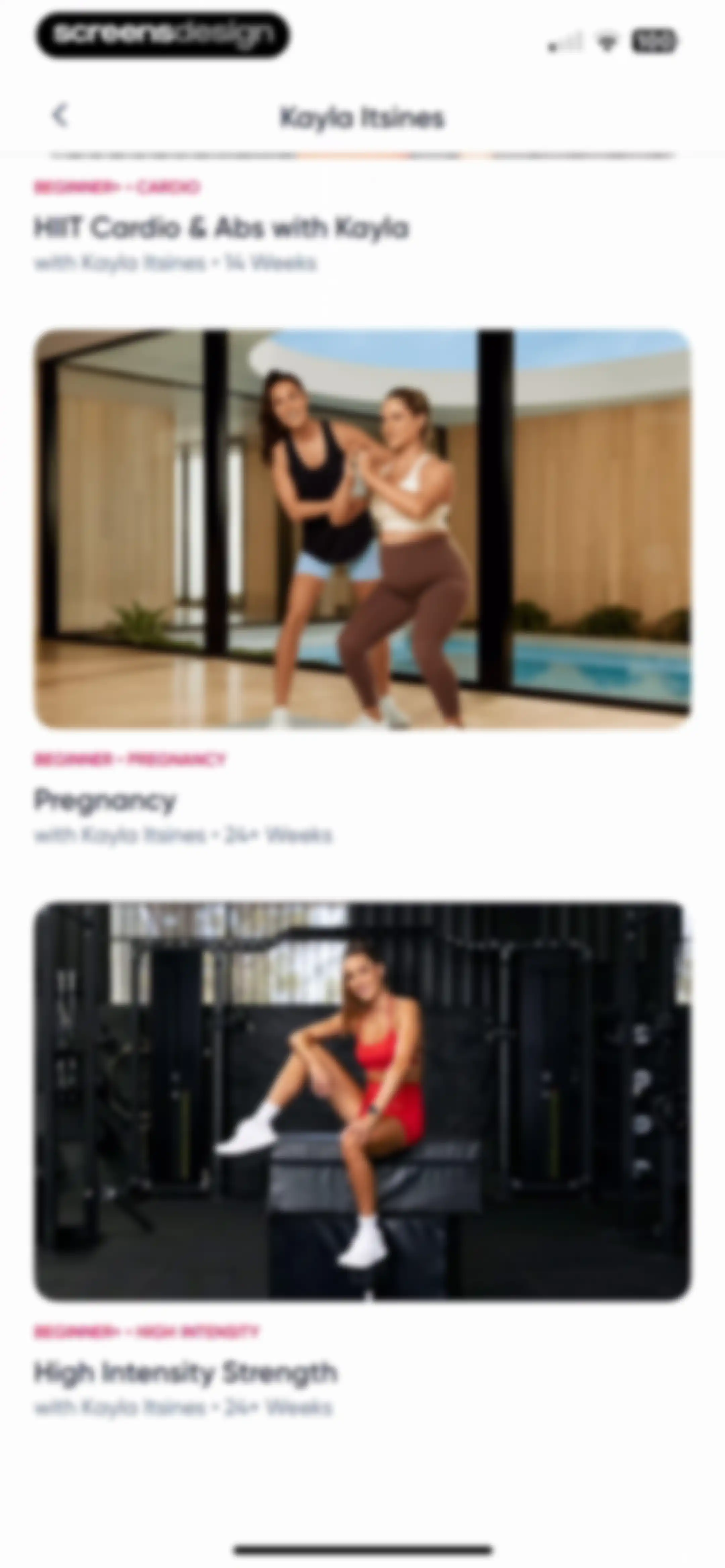 Sweat: Fitness App For Women screen 106
