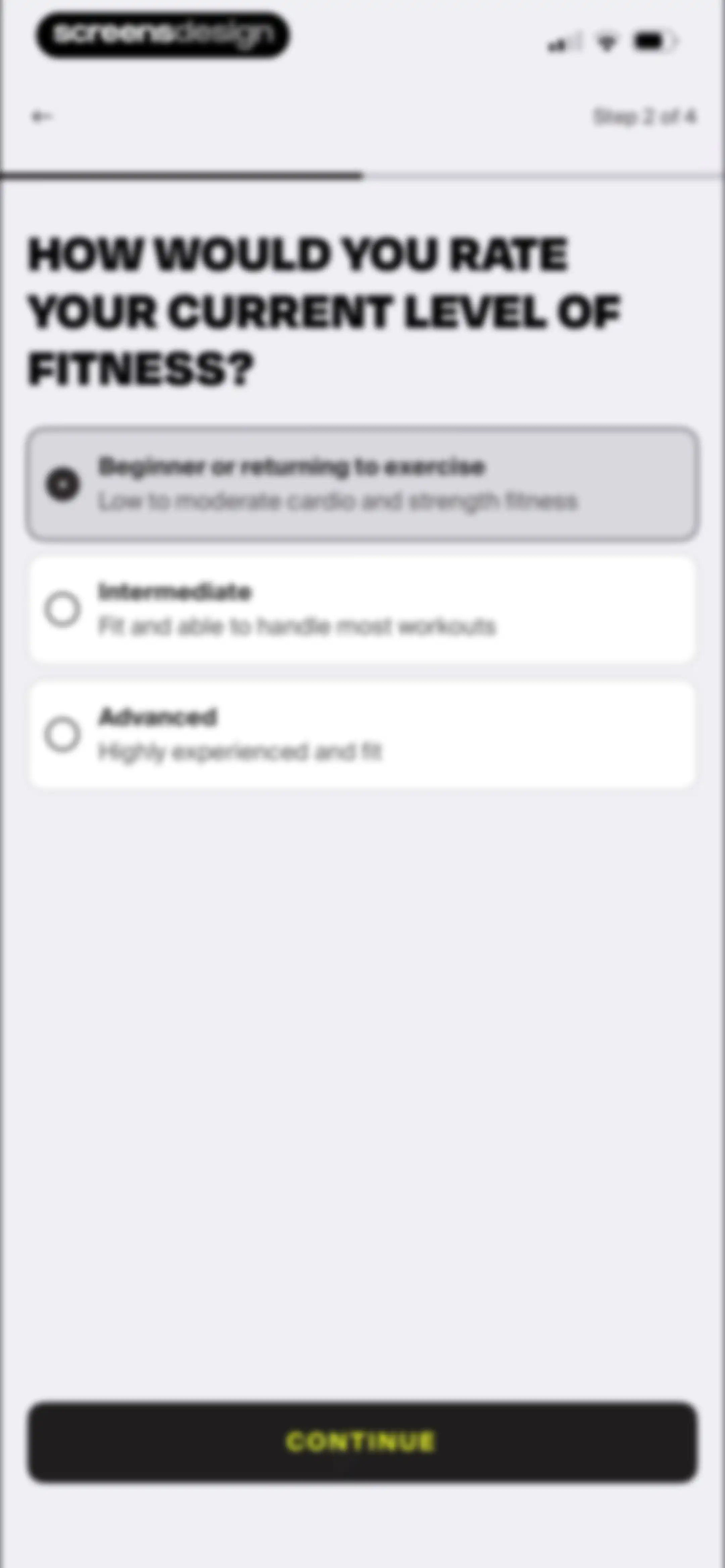 Centr: Strength & Fitness App screen 110