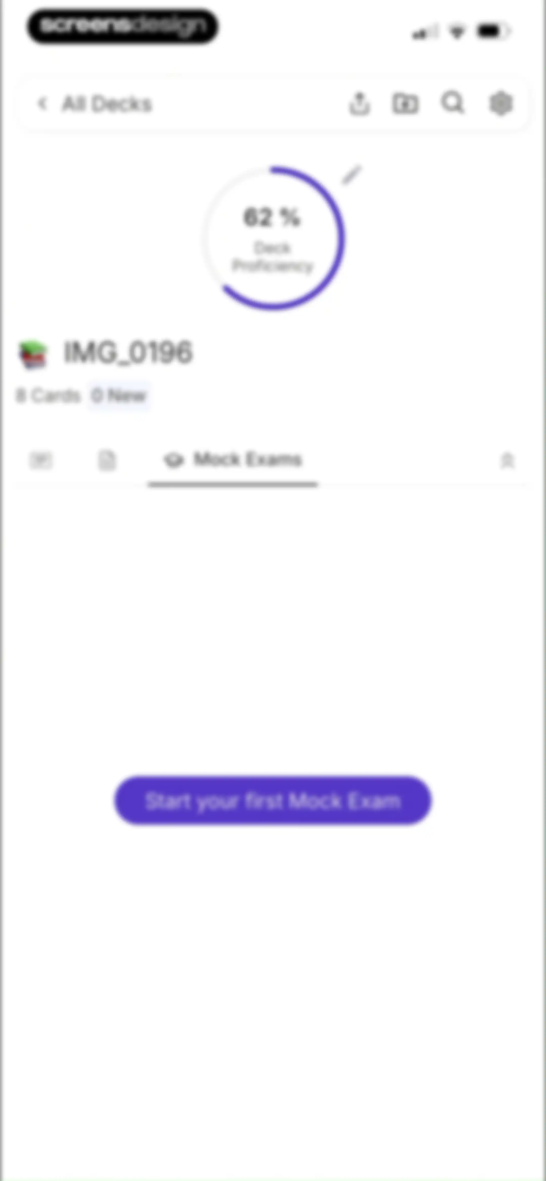 Retain Cards: AI Flashcards screen 117