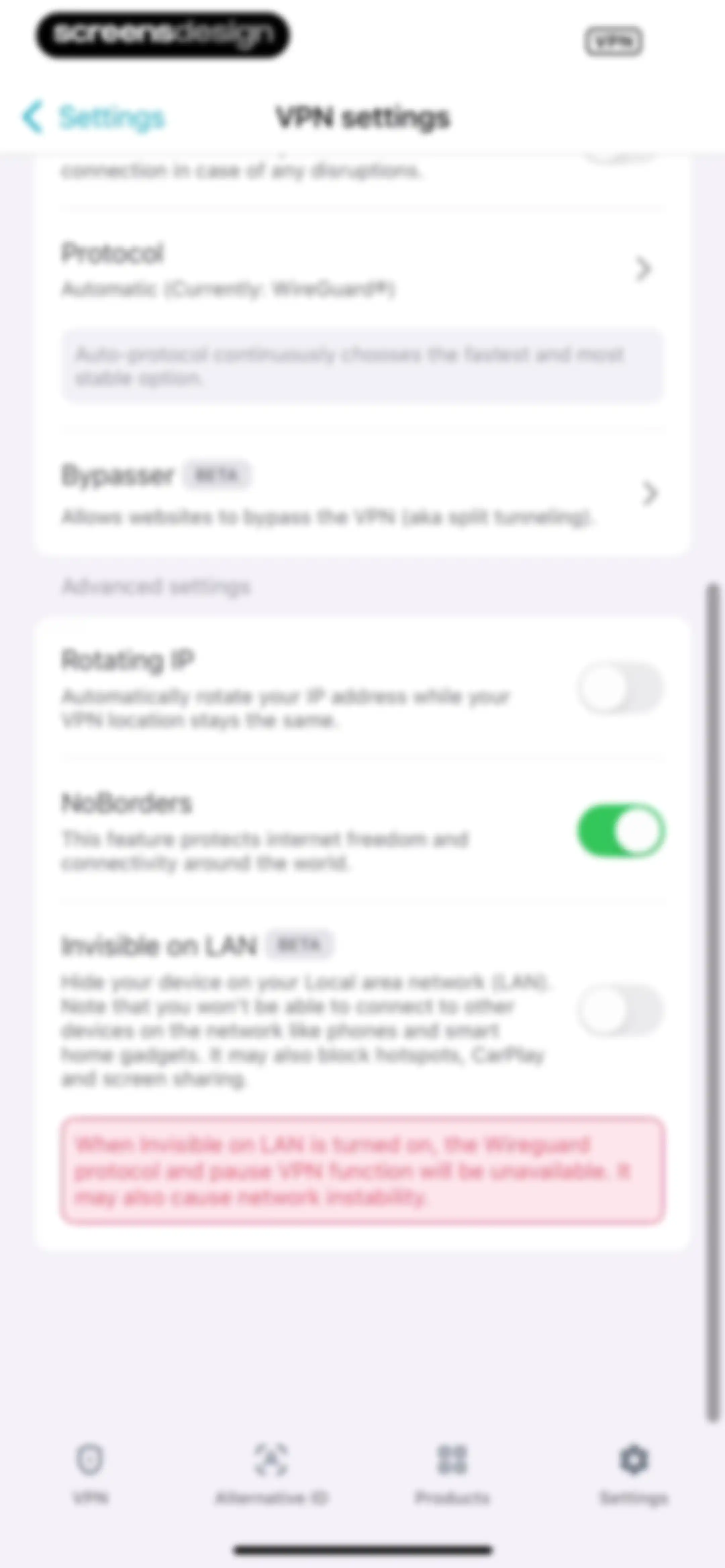 Surfshark VPN: Fast VPN App screen 90