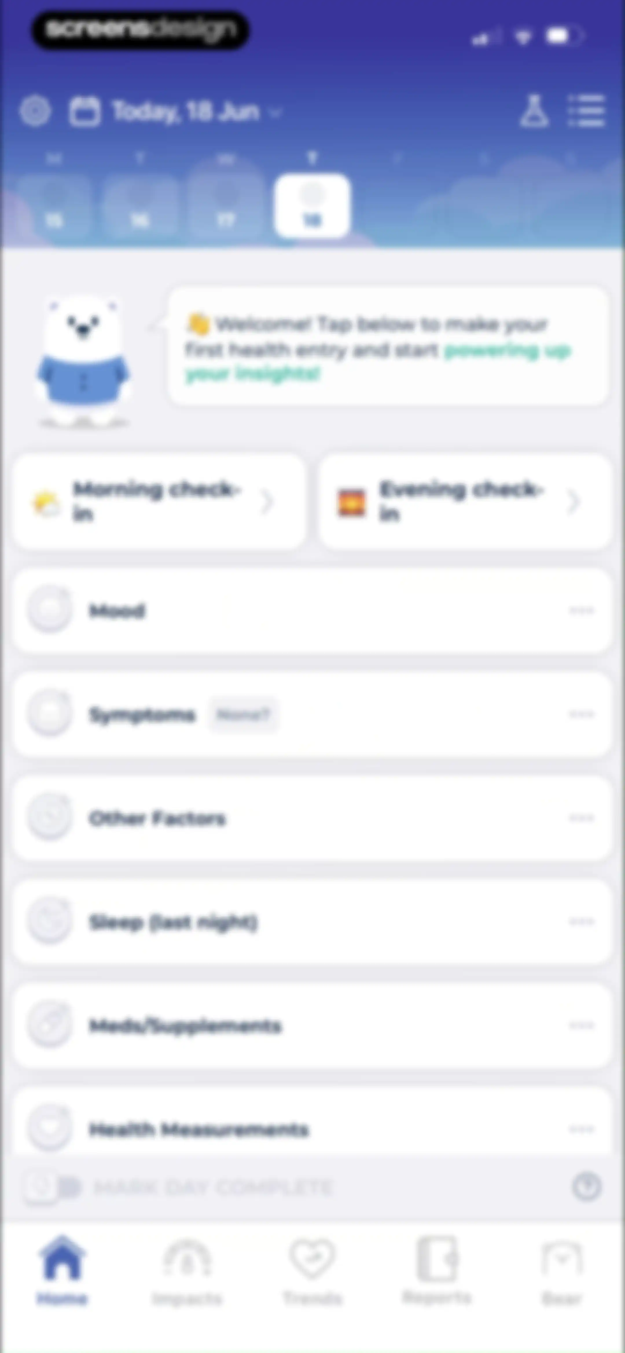 Bearable - Symptom Tracker screen 33