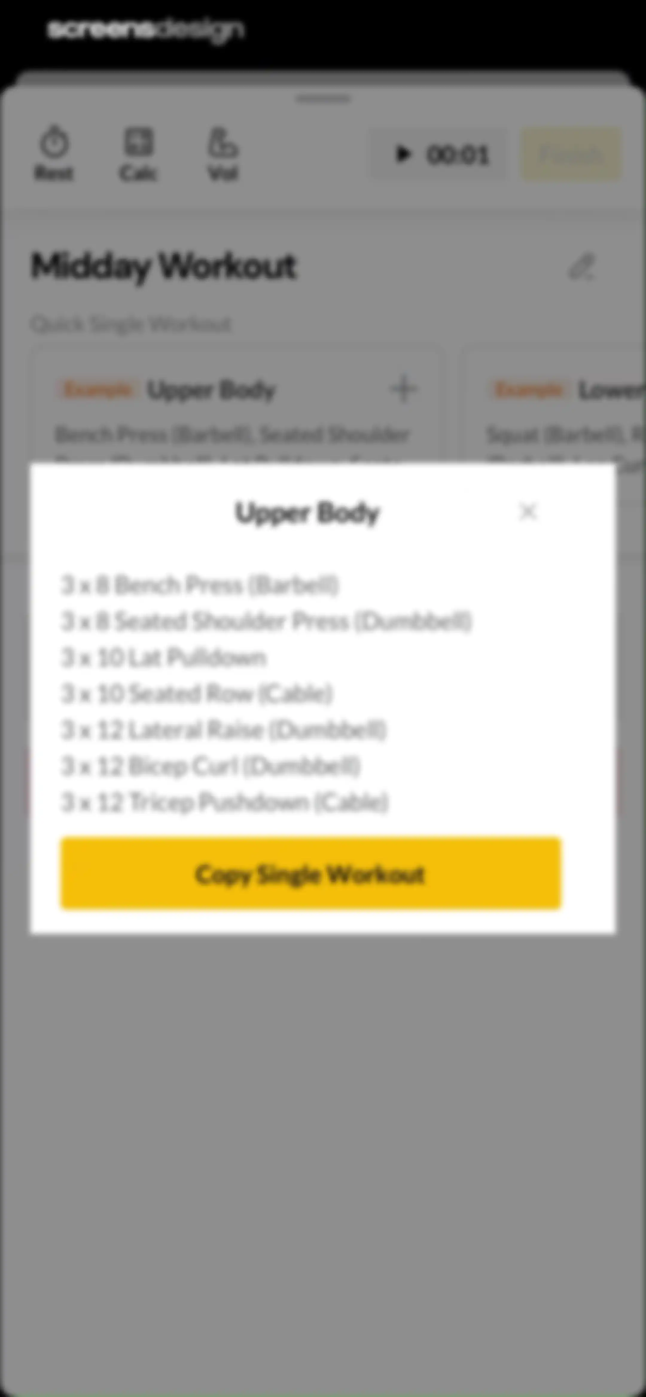 Boostcamp: Workout Programs screen 142