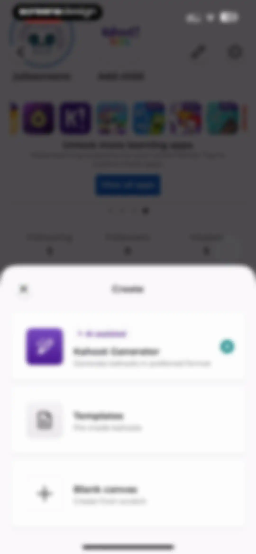 Kahoot! Play & Create Quizzes screen 218