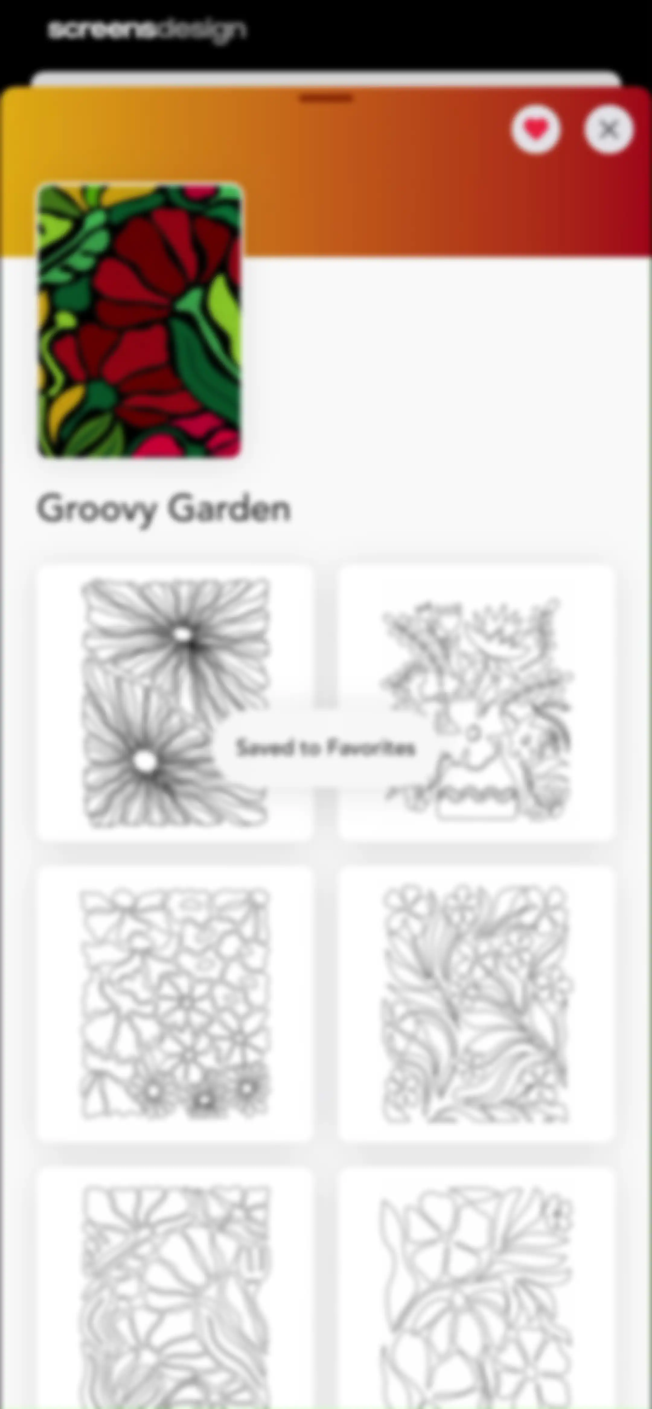Adult Coloring Book - Pigment screen 52