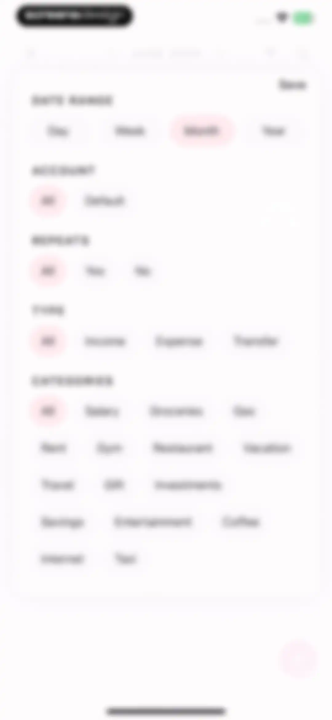 Budget Planner App - Fleur screen 16