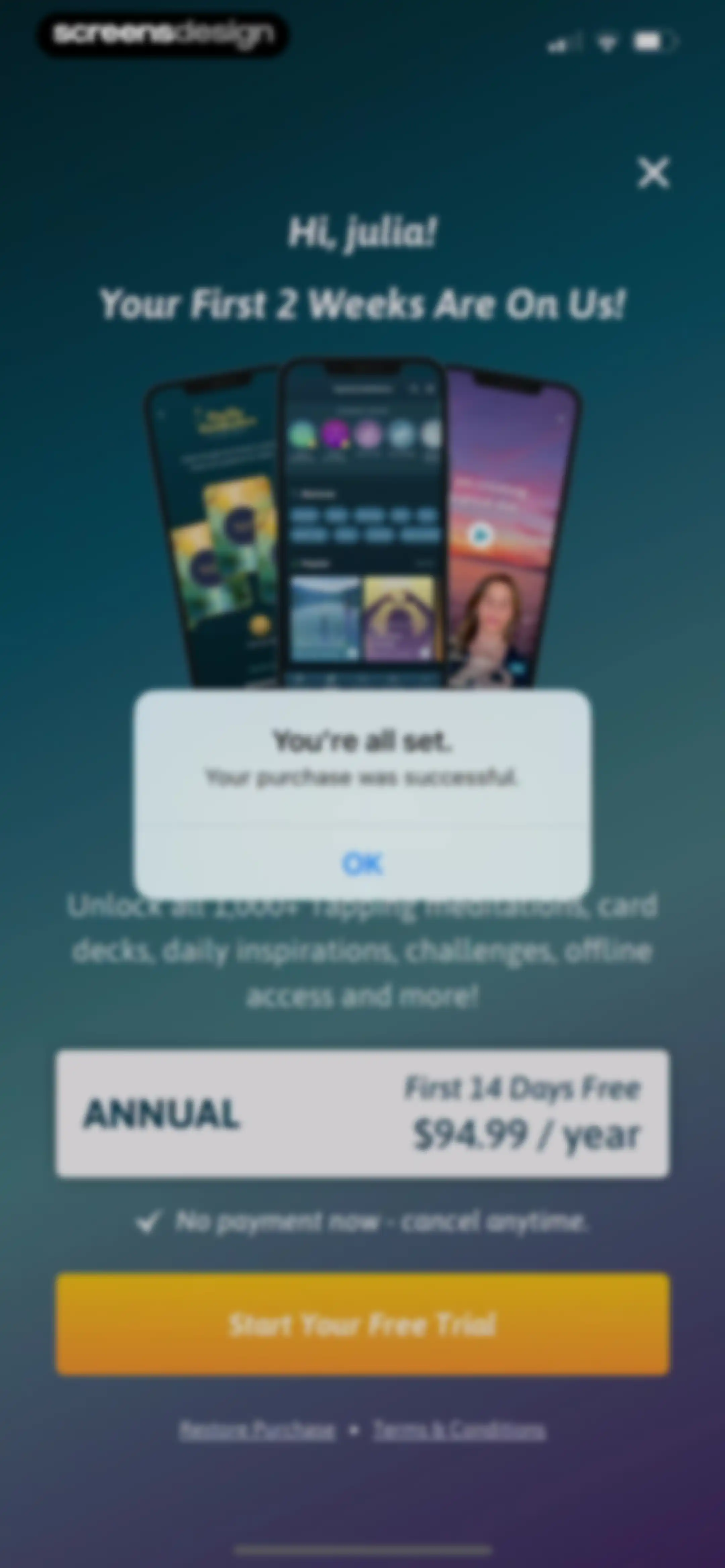 The Tapping Solution screen 11