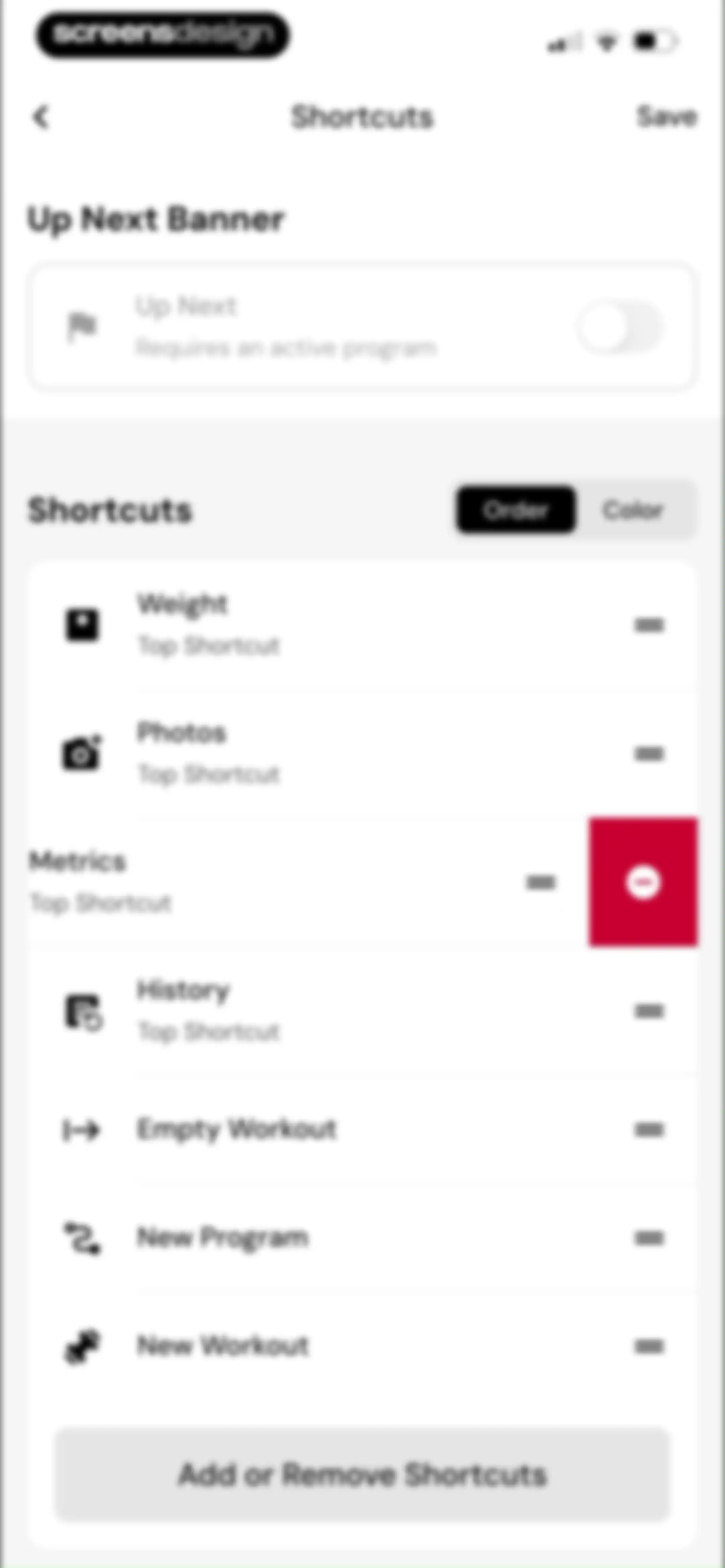 MacroFactor Workouts - Tracker screen 156