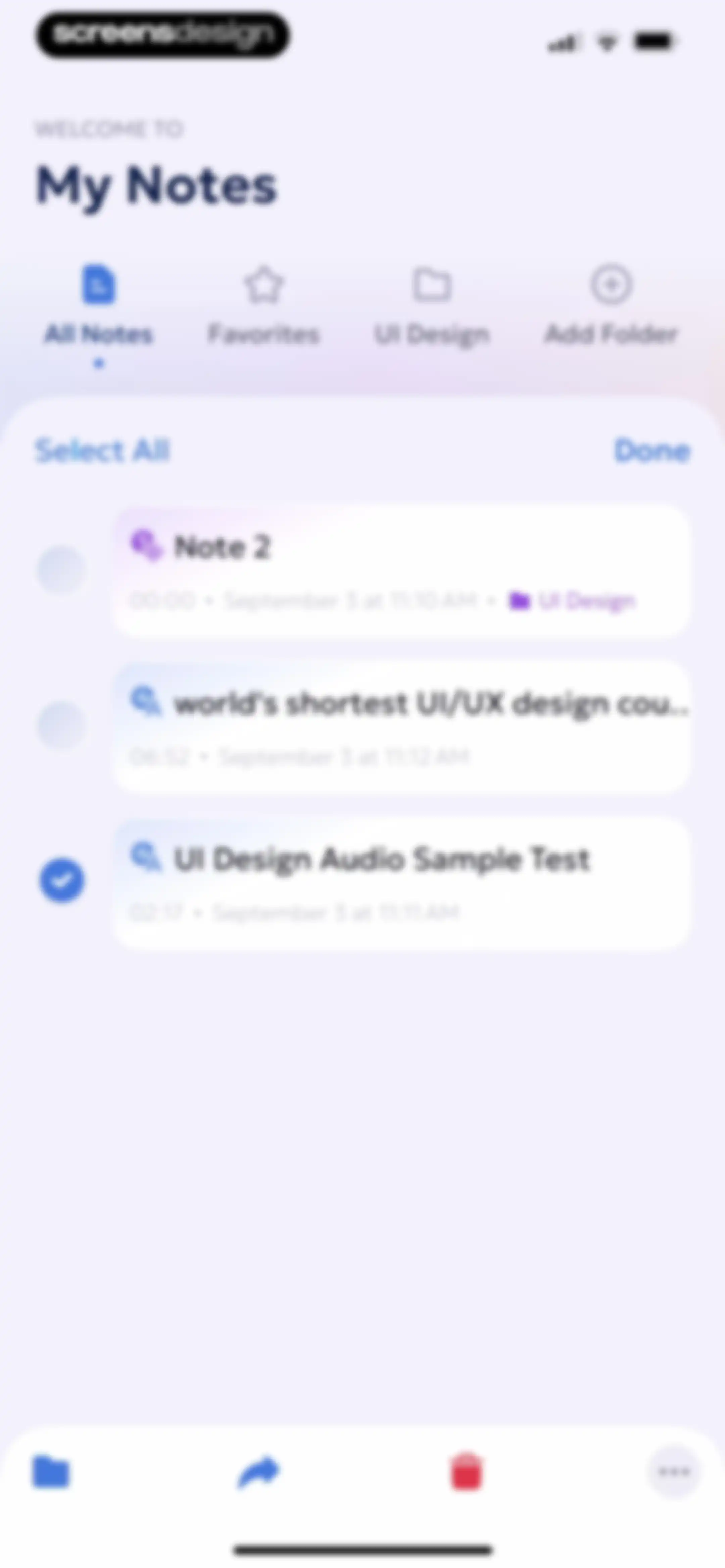 AI Summary - Meeting Notes screen 73