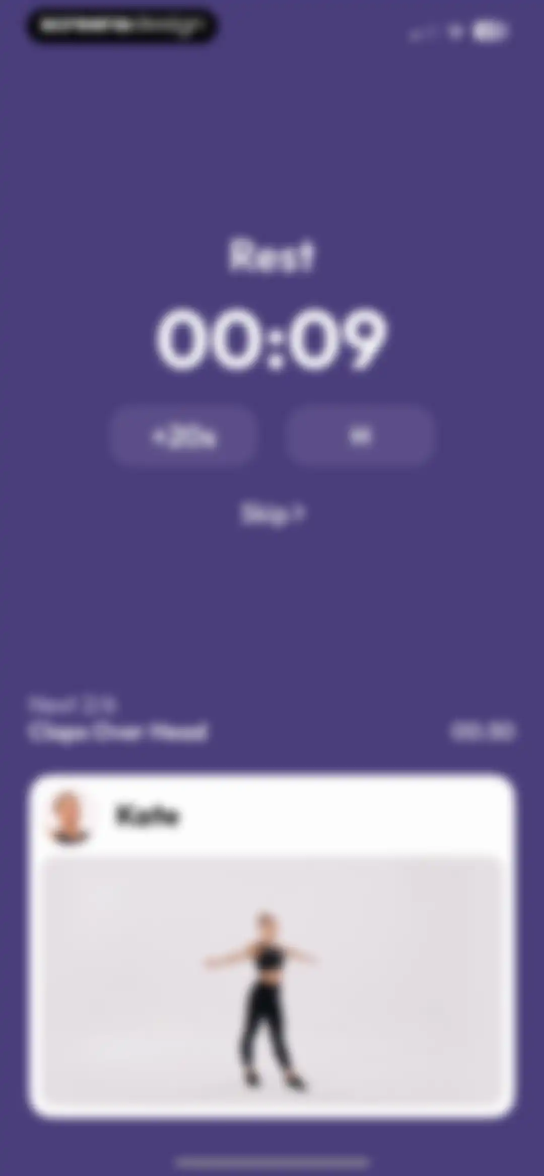 Workout for Women: Fit at Home screen 93