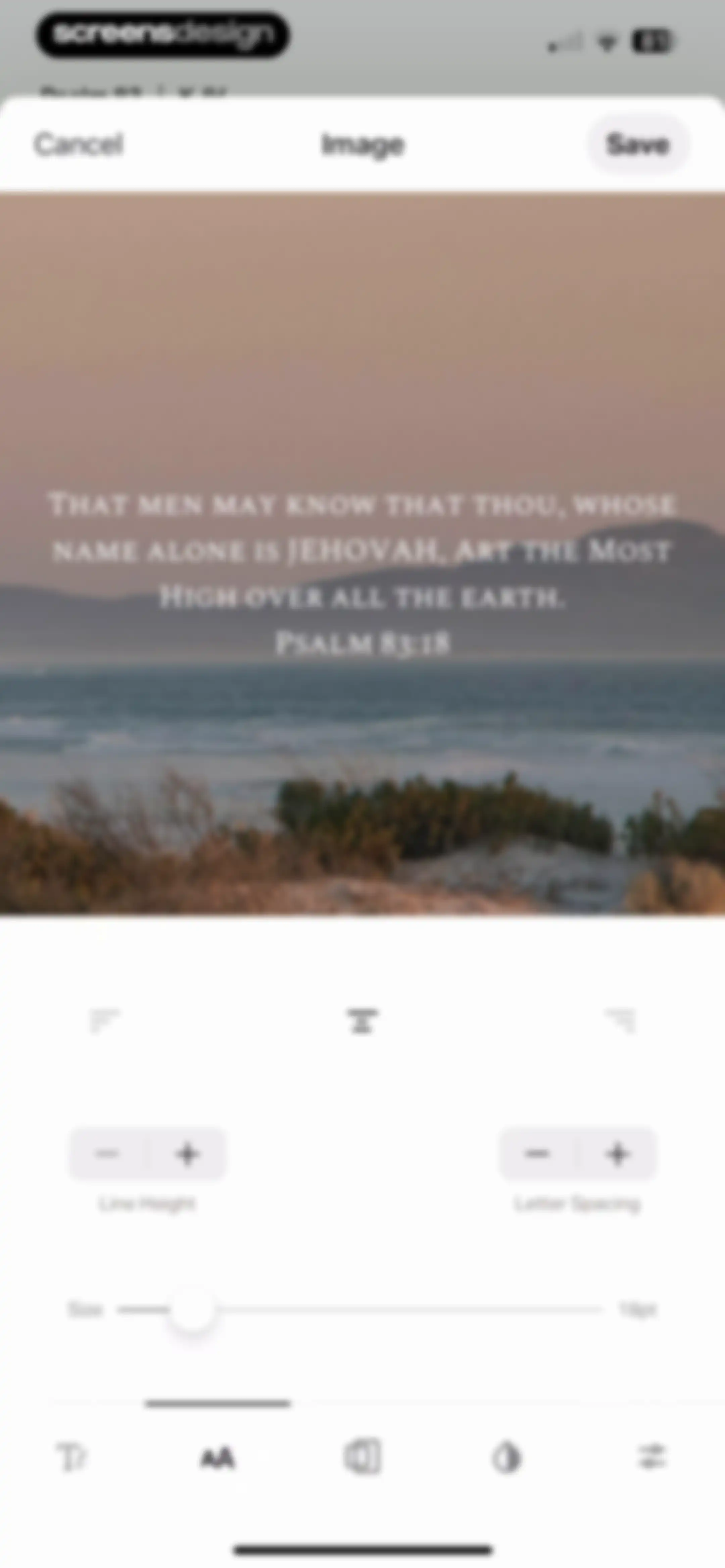 Bible screen 103