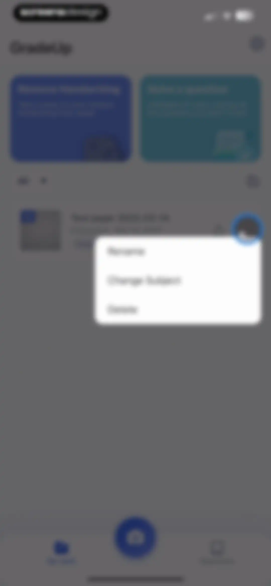 GradeUp: Homework Scanner screen 50