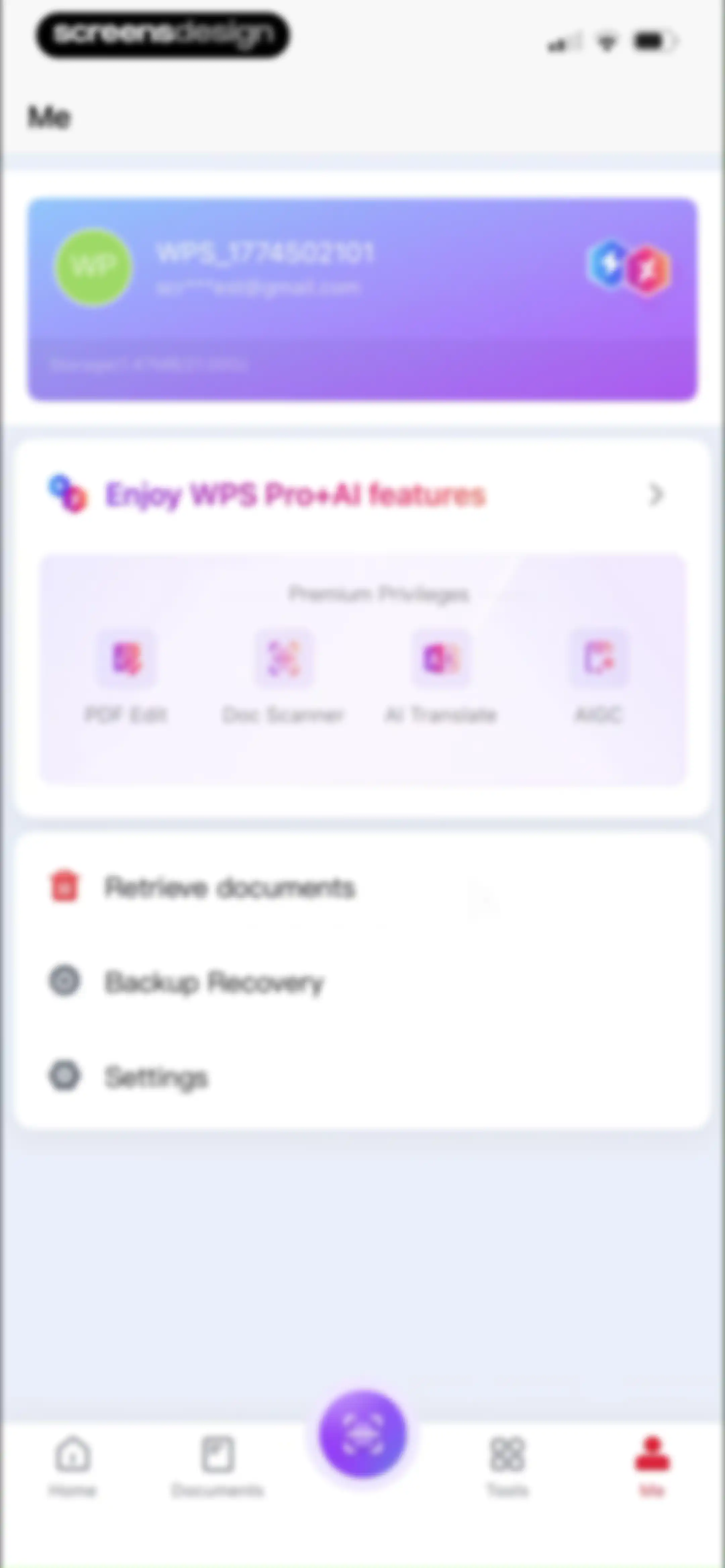 WPS Office-AI Doc, PDF, Sheet screen 198