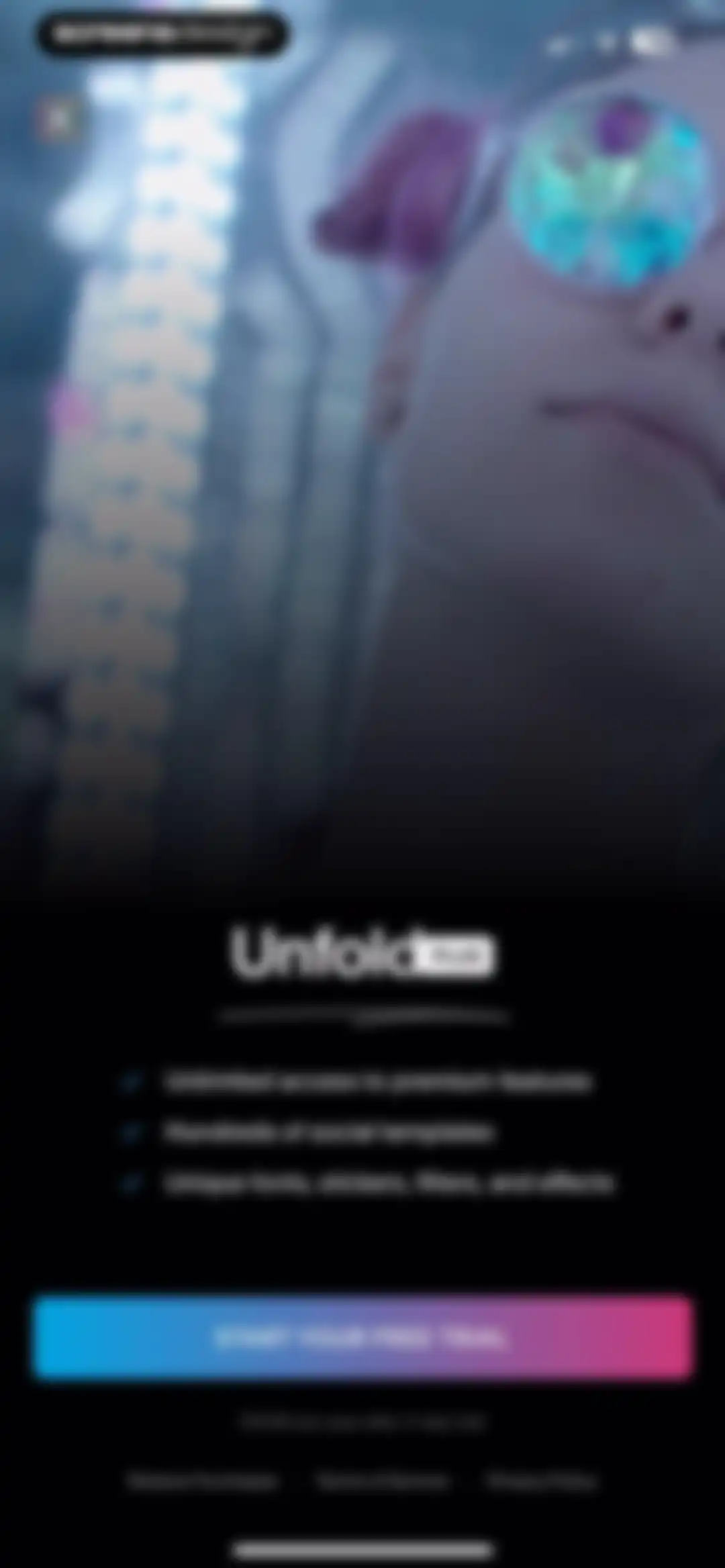 Unfold: Reels & Story Maker screen 3