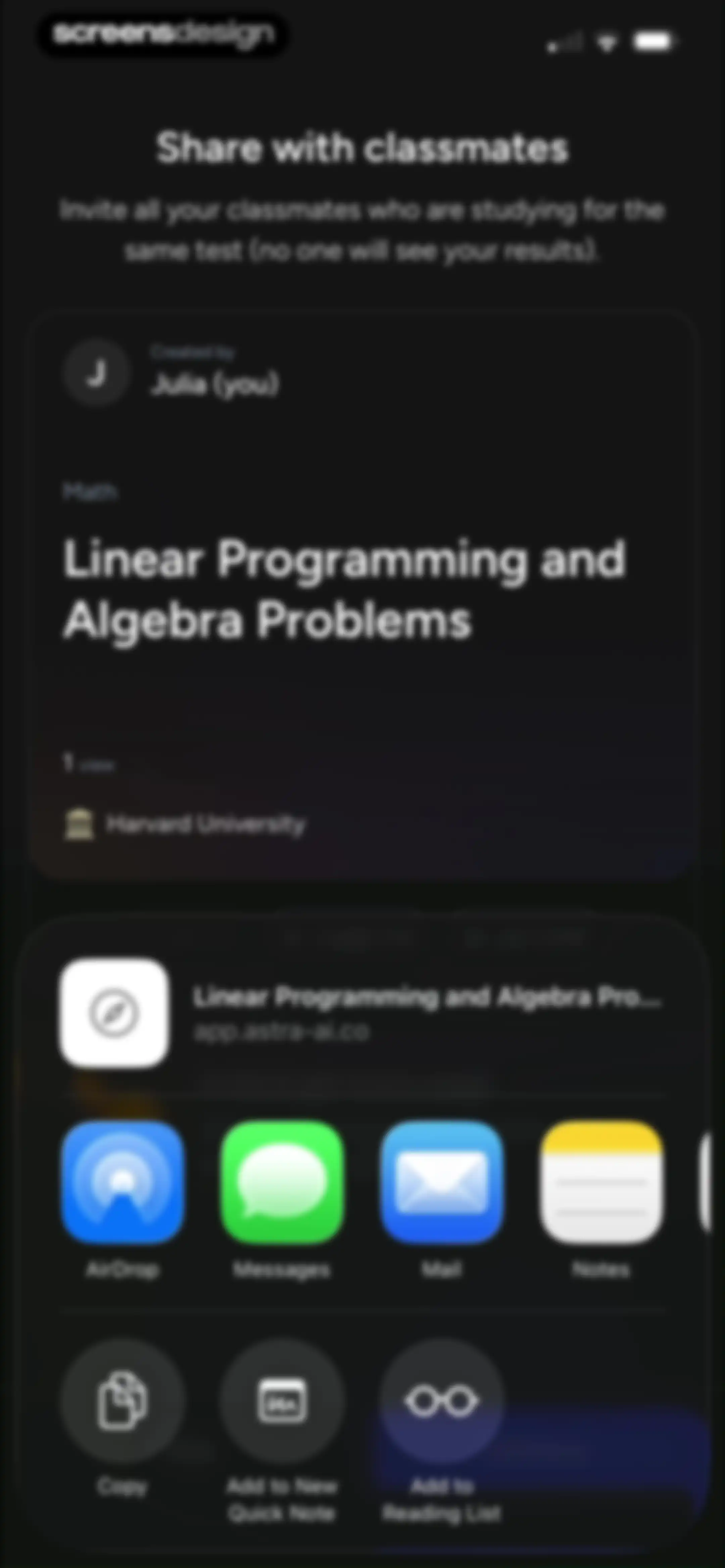 Astra AI: Study & Exam Prep screen 68