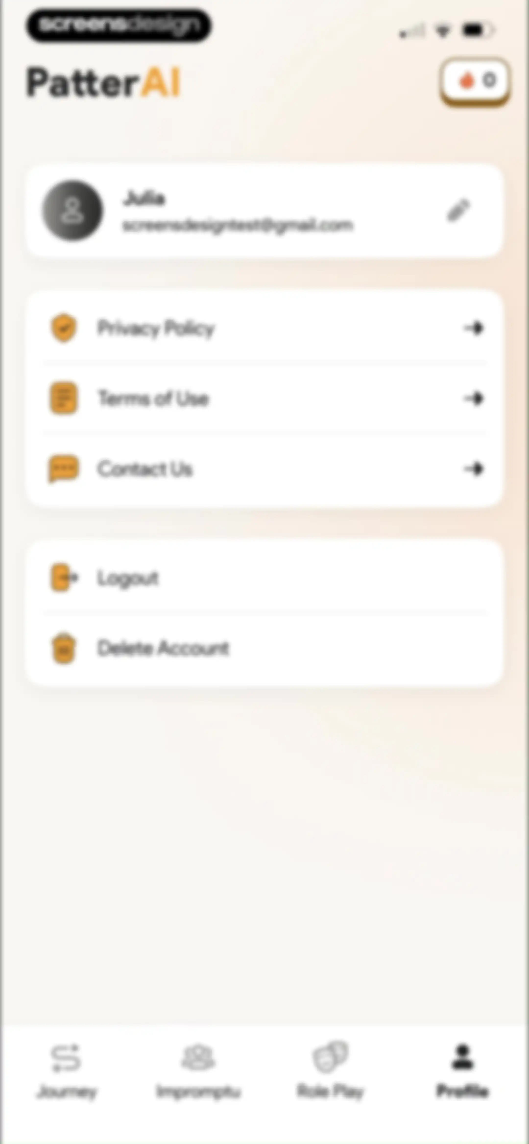 PatterAI: Communication Skills screen 124