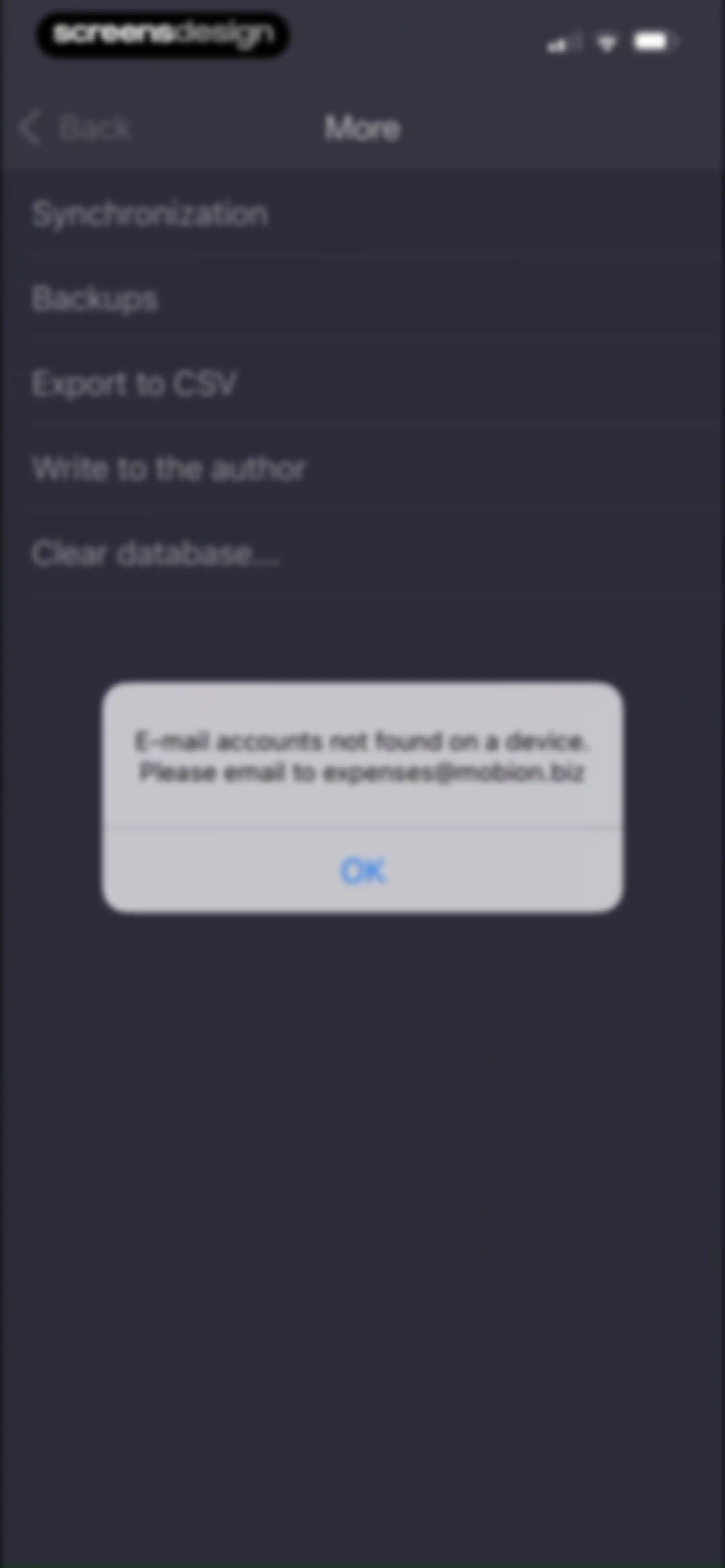 Expenses OK - expenses tracker screen 37