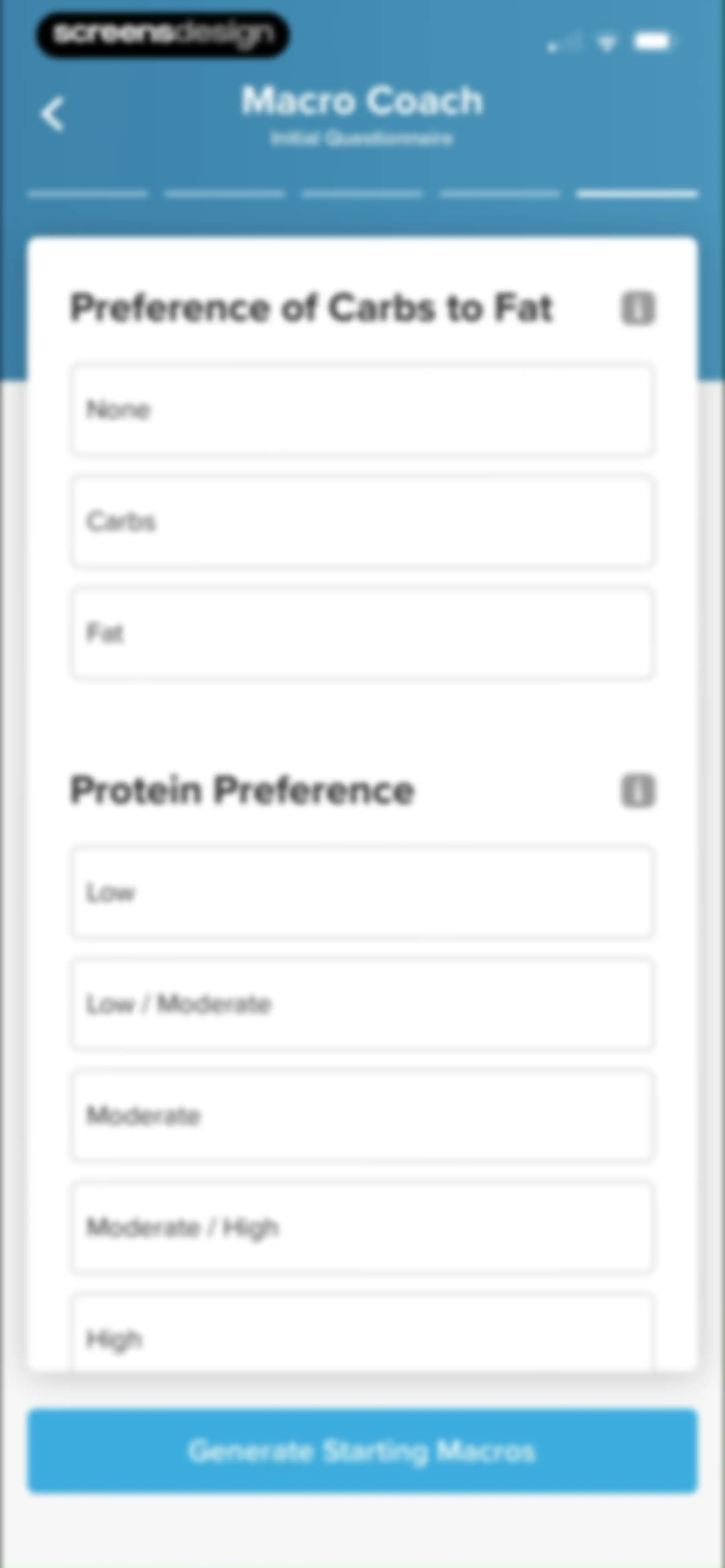 My Macros+ | Macro Tracker screen 165