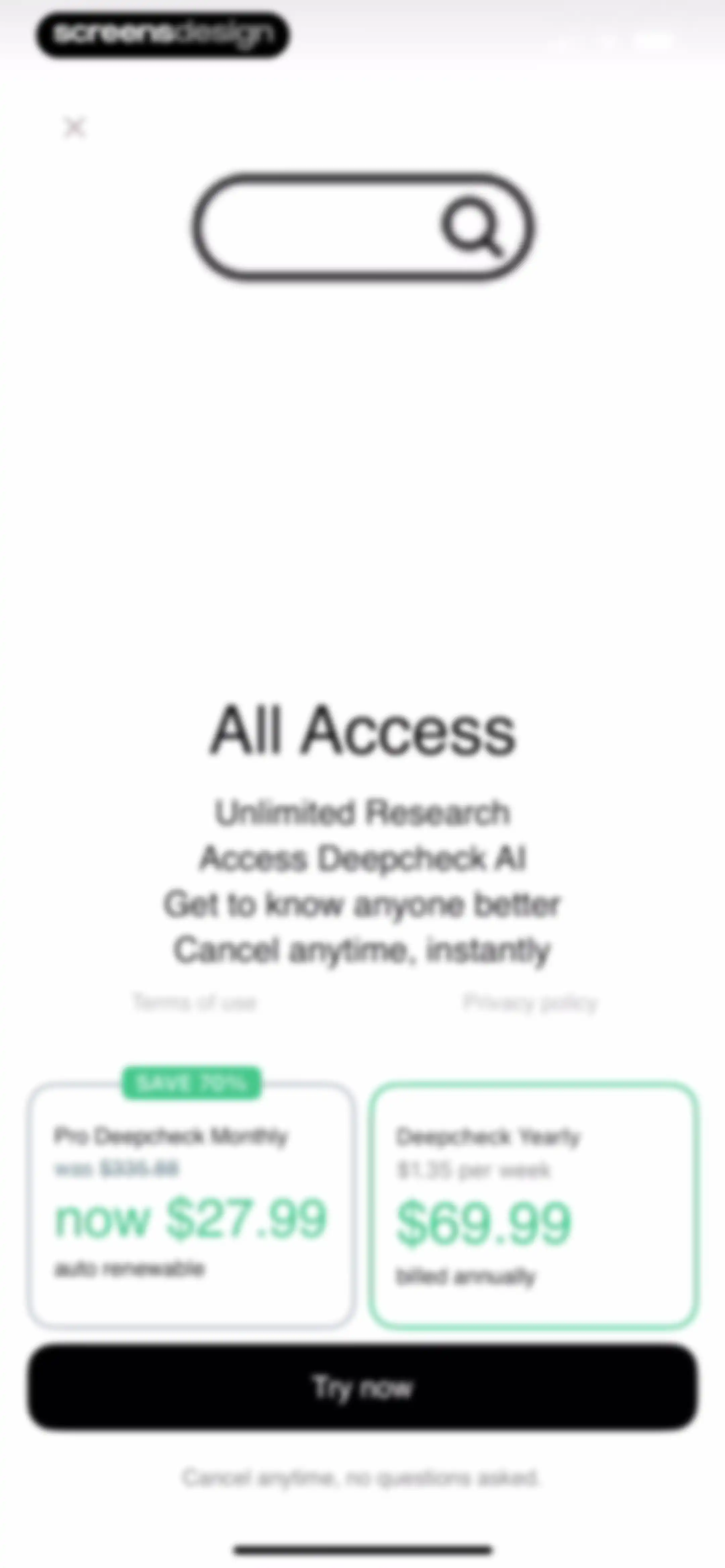 Deepcheck AI Search Agent screen 13
