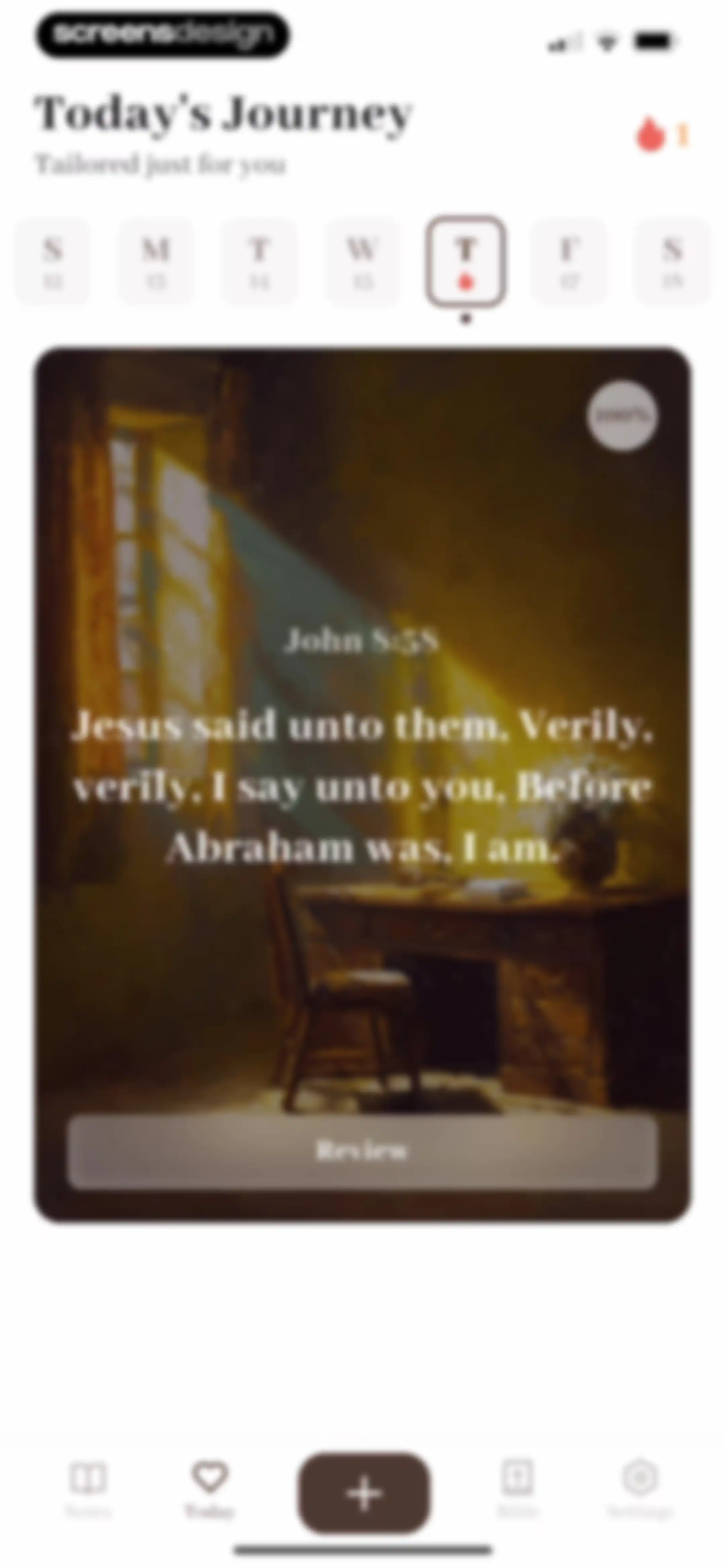 Bible Note: Sermon Notes screen 73