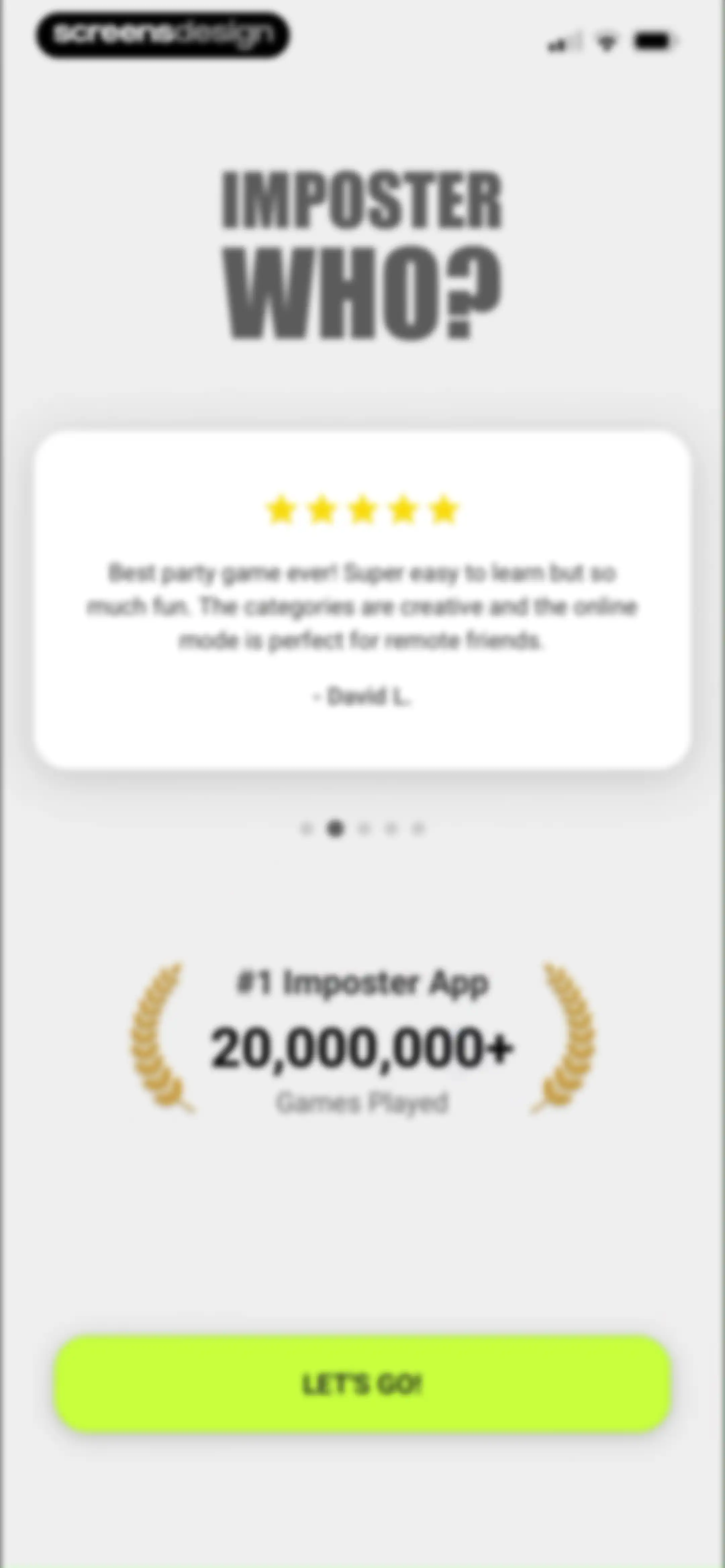 Imposter Who? - Word Game screen 4
