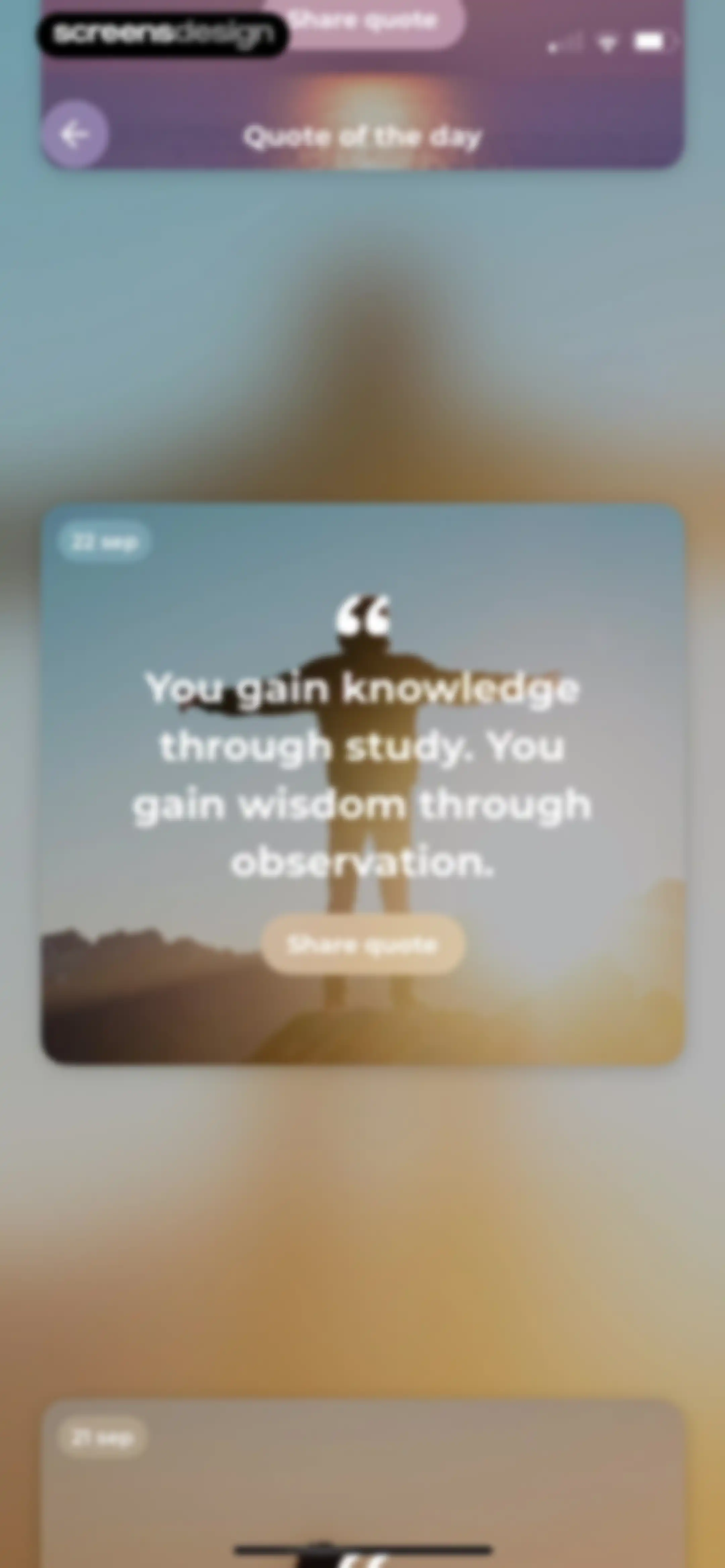 Meditation Moments - Guided screen 45