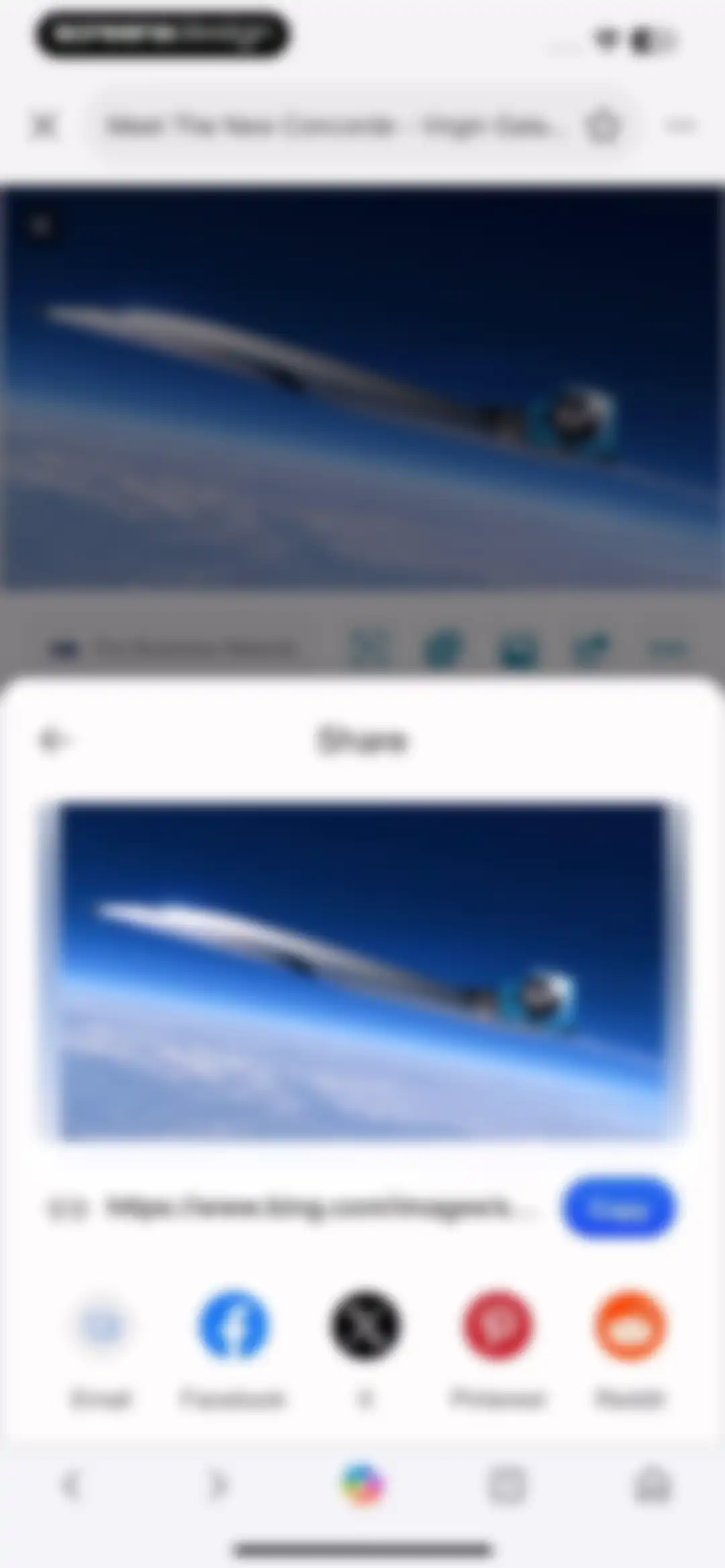 Microsoft Bing Search screen 98