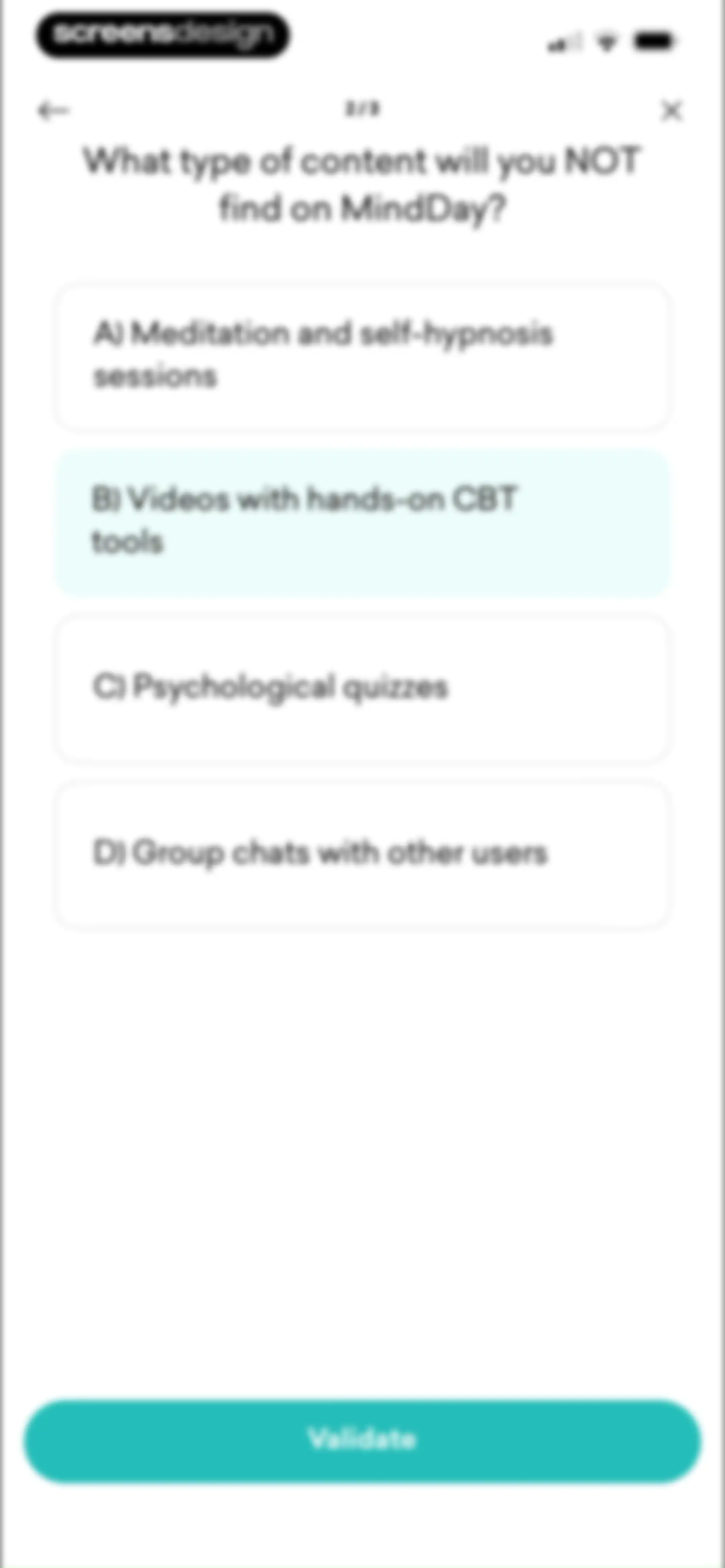 MindDay: Mental Health, Stress screen 66