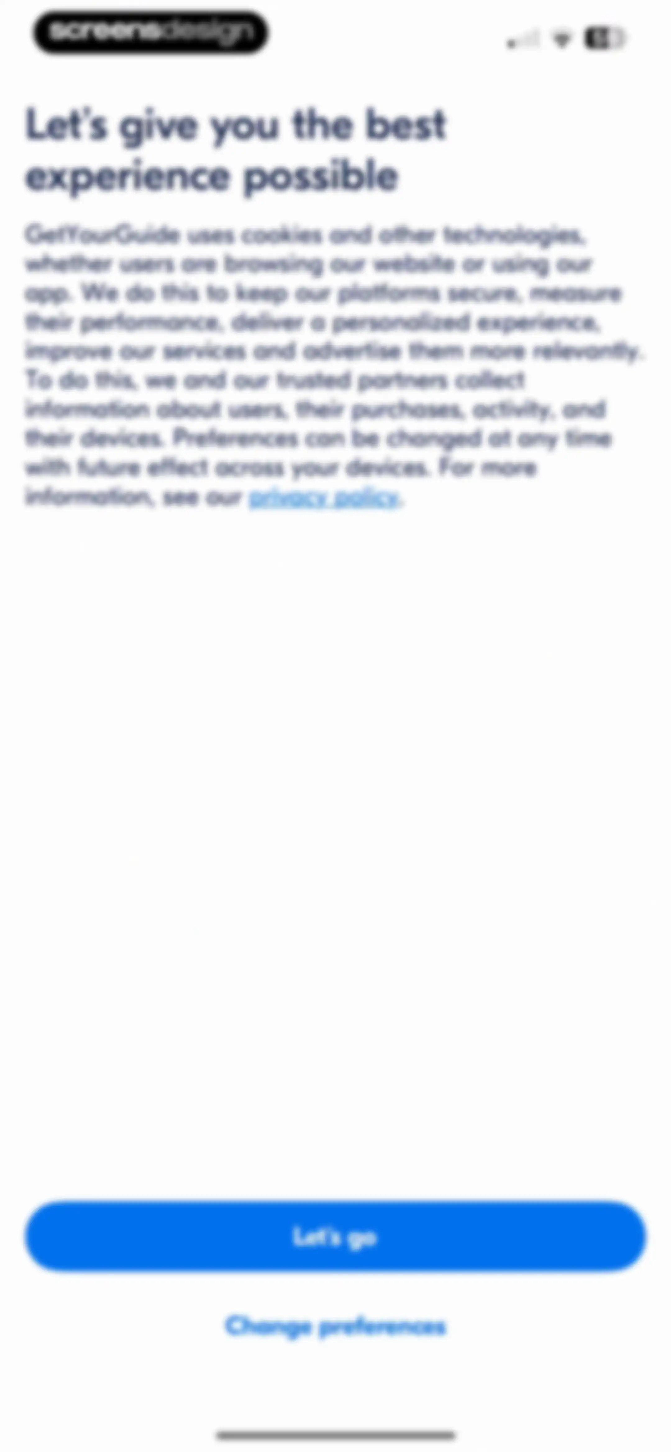 GetYourGuide: Plan & Book screen 2