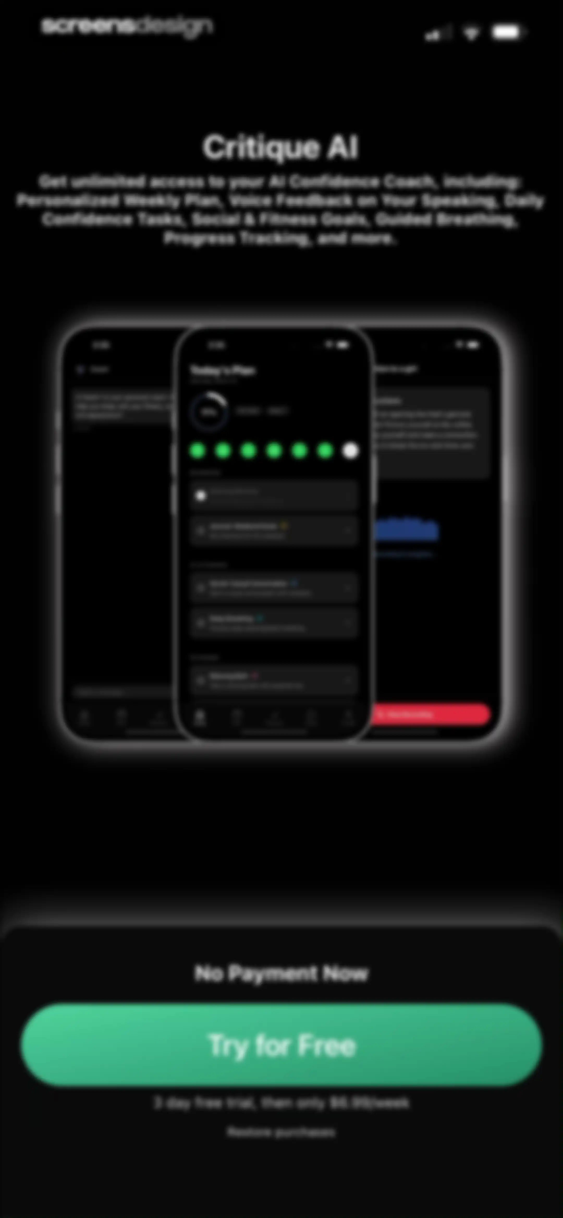 Critique AI: Habit Tracker screen 36