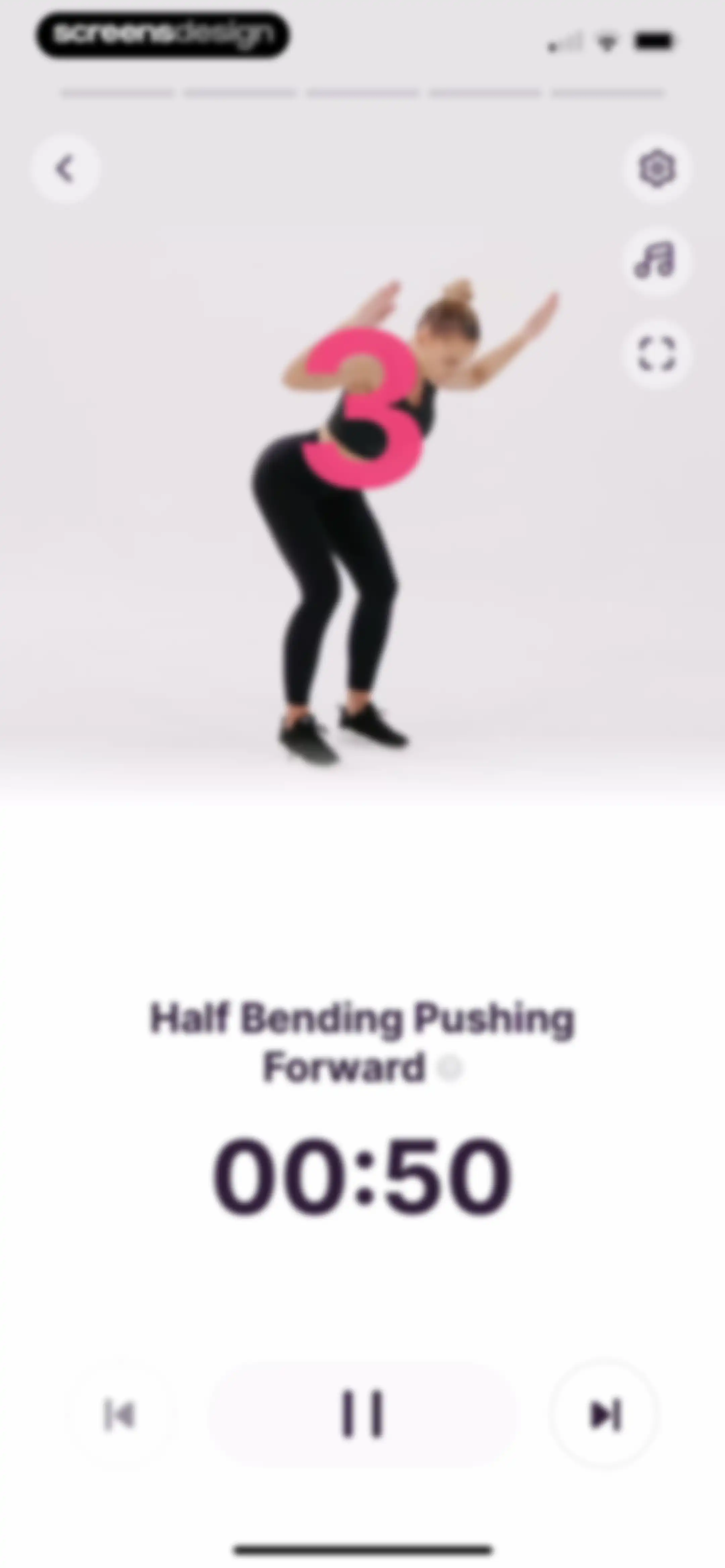 Pilates at Home, Wall Pilates screen 83