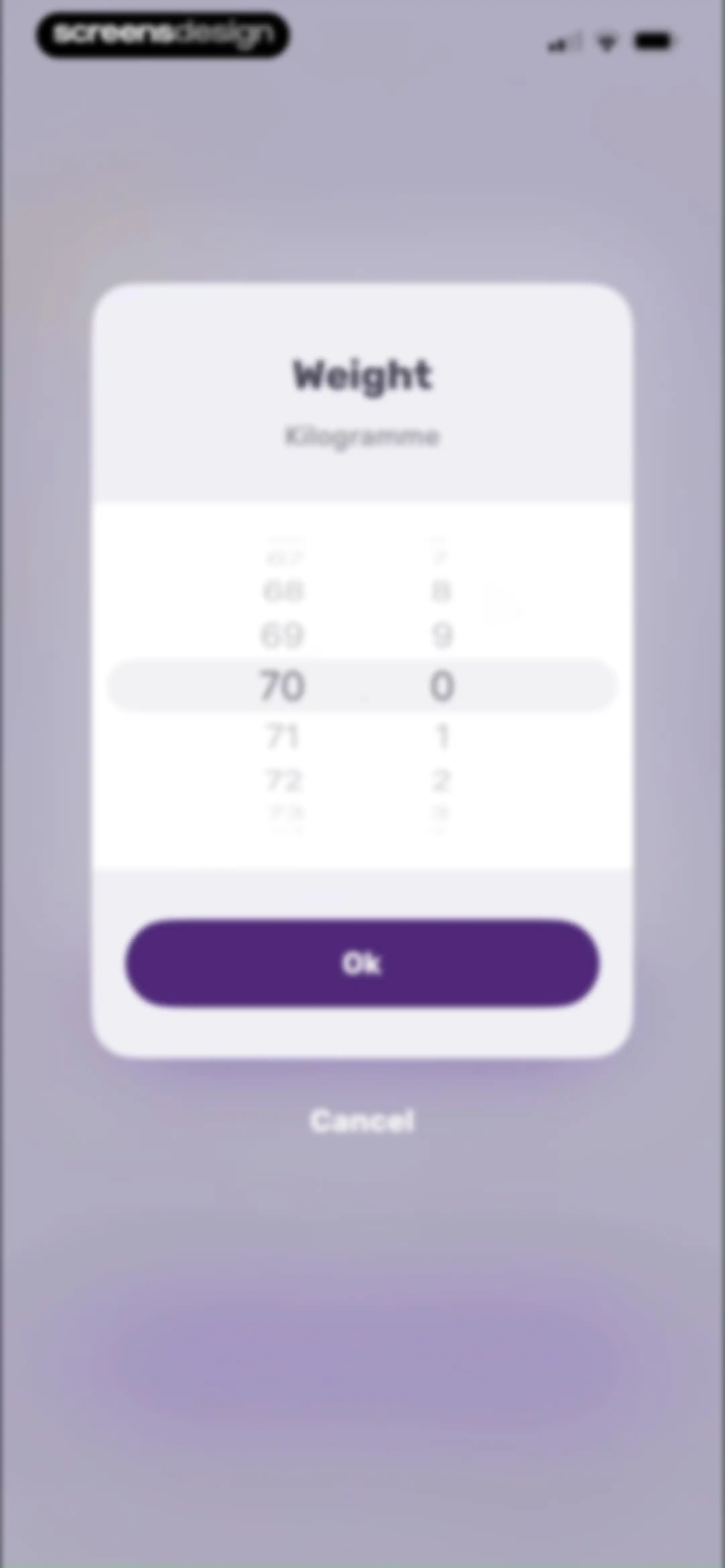 Running Tracker App – FITAPP screen 136